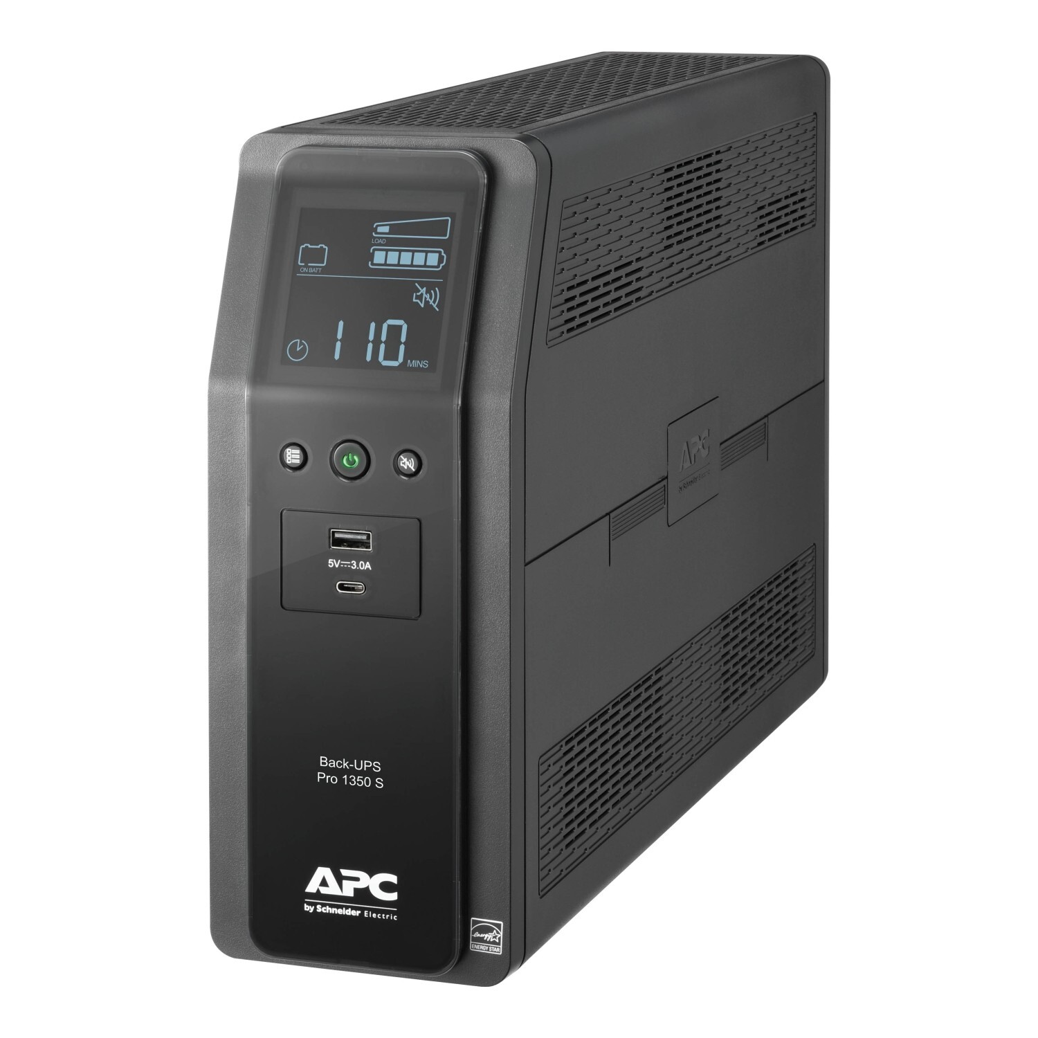 APC Back-UPS Pro BR1350MS 1350VA 810W Tower UPS – 10x NEMA 5-15R Outlets, Sine W