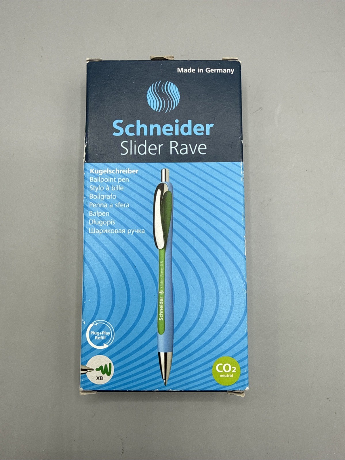 Schneider Slider Rave Ballpoint Pen 132504 Schneider Slider Rave Green Set Of 5
