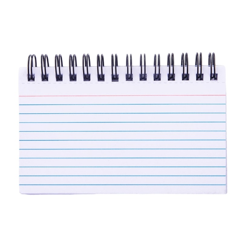 Twin Coil Binding Notebook 50 Sheets Lined 4.9×2.9Inch for Note Taking Writing