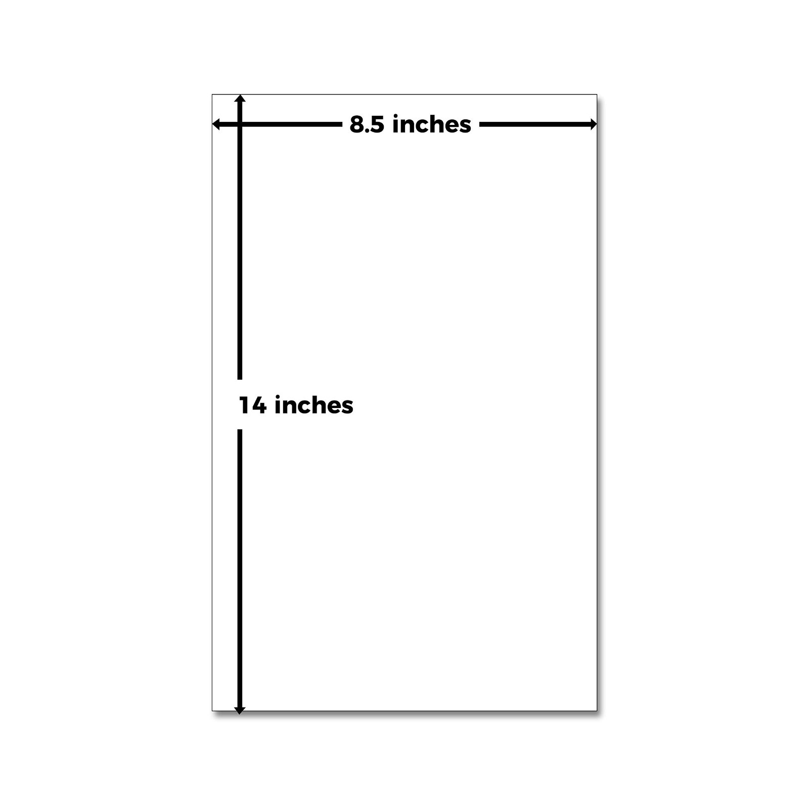 Light Red Bright Color Cardstock, 65lb Cover (176GSM), 8.5 x 14, 100 Sheets