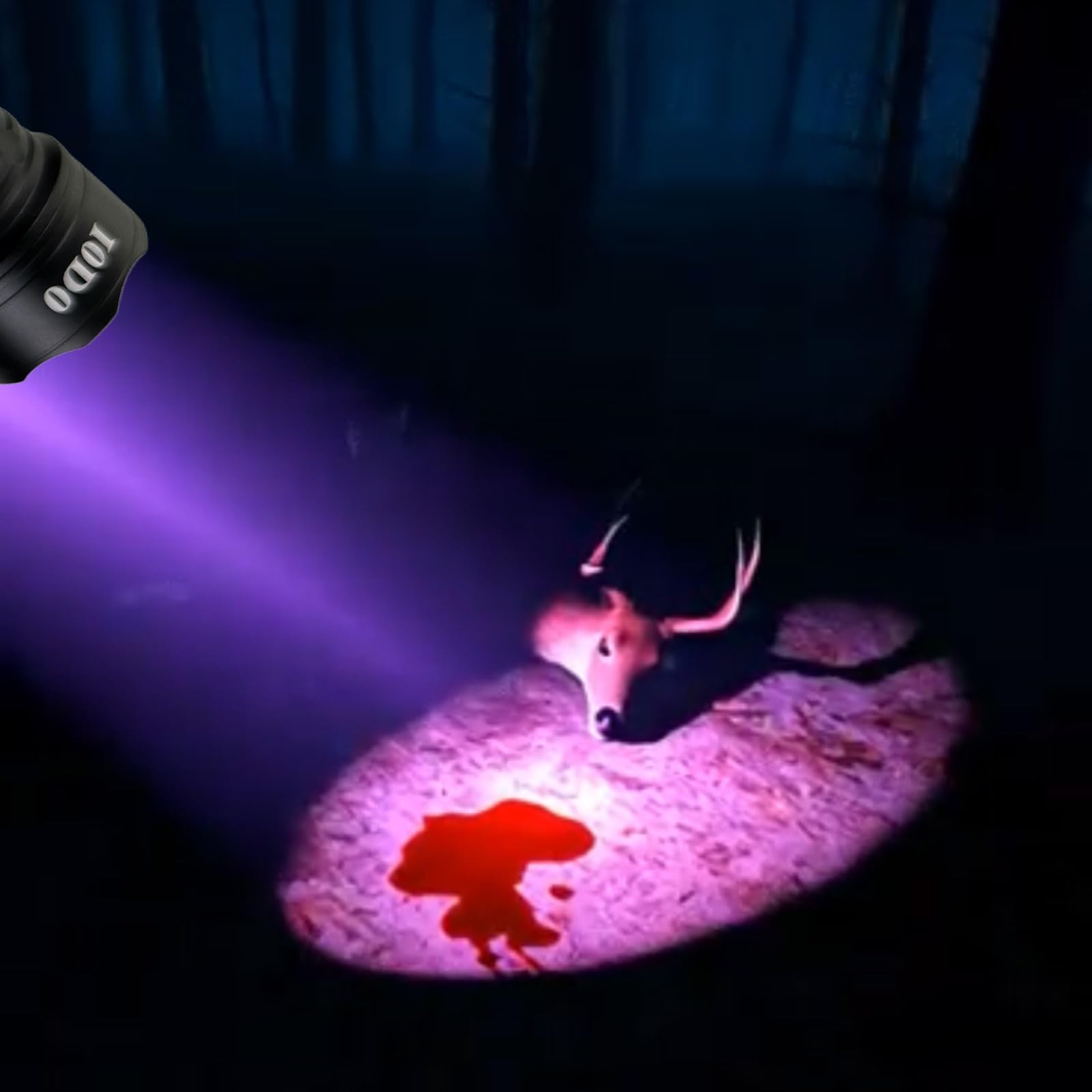 Ausbond Blood 6.0 Inches X 1.5 Inches, Tracking Flashlight For Hunting
