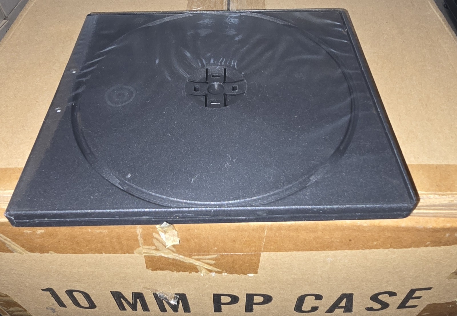 100 PCS NEW 10MM SLIM DOUBLE (2) CD DVD POLY CASES, BLACK