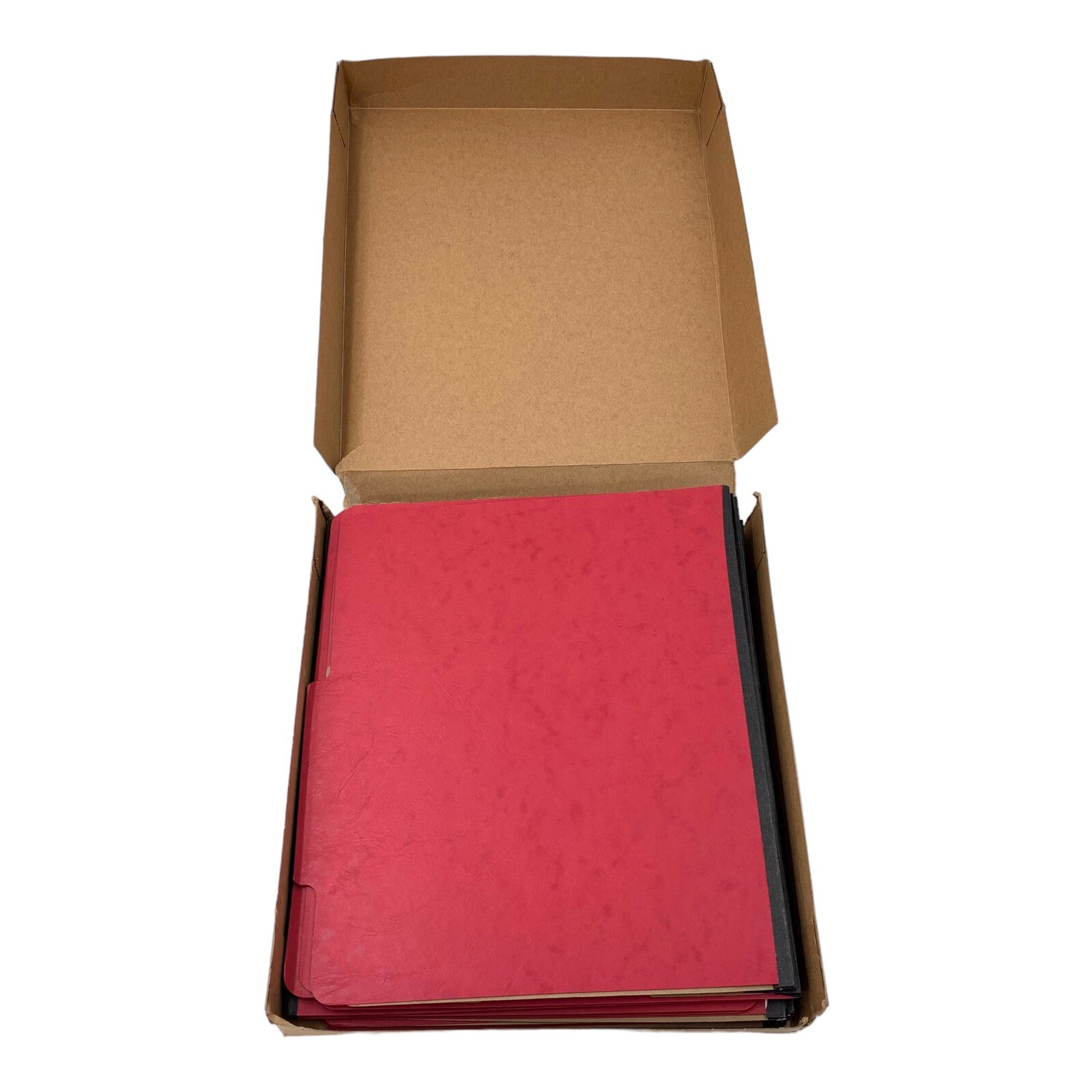 10 Folders Acco 4 Section Red Classification Folders Letter Size