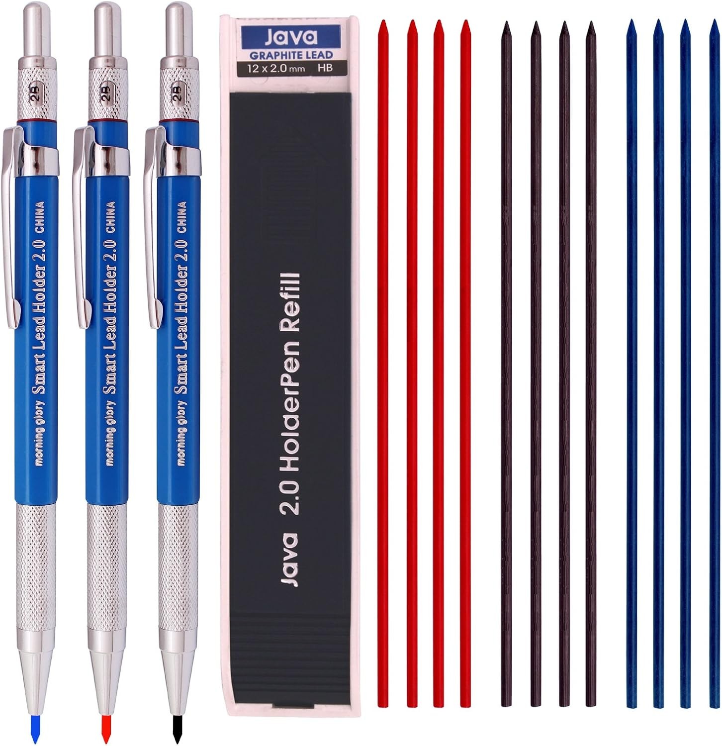 Morning glory 2.0 mm Lead Holder Pen Mechanical Pencil for Draft