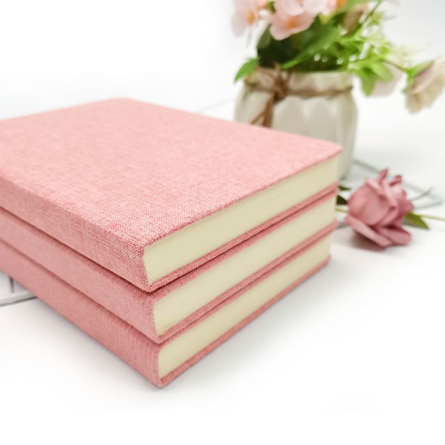 Pink Linen Journal | Minimalist Luxury Notebook | Planner & Writing Journal Gift