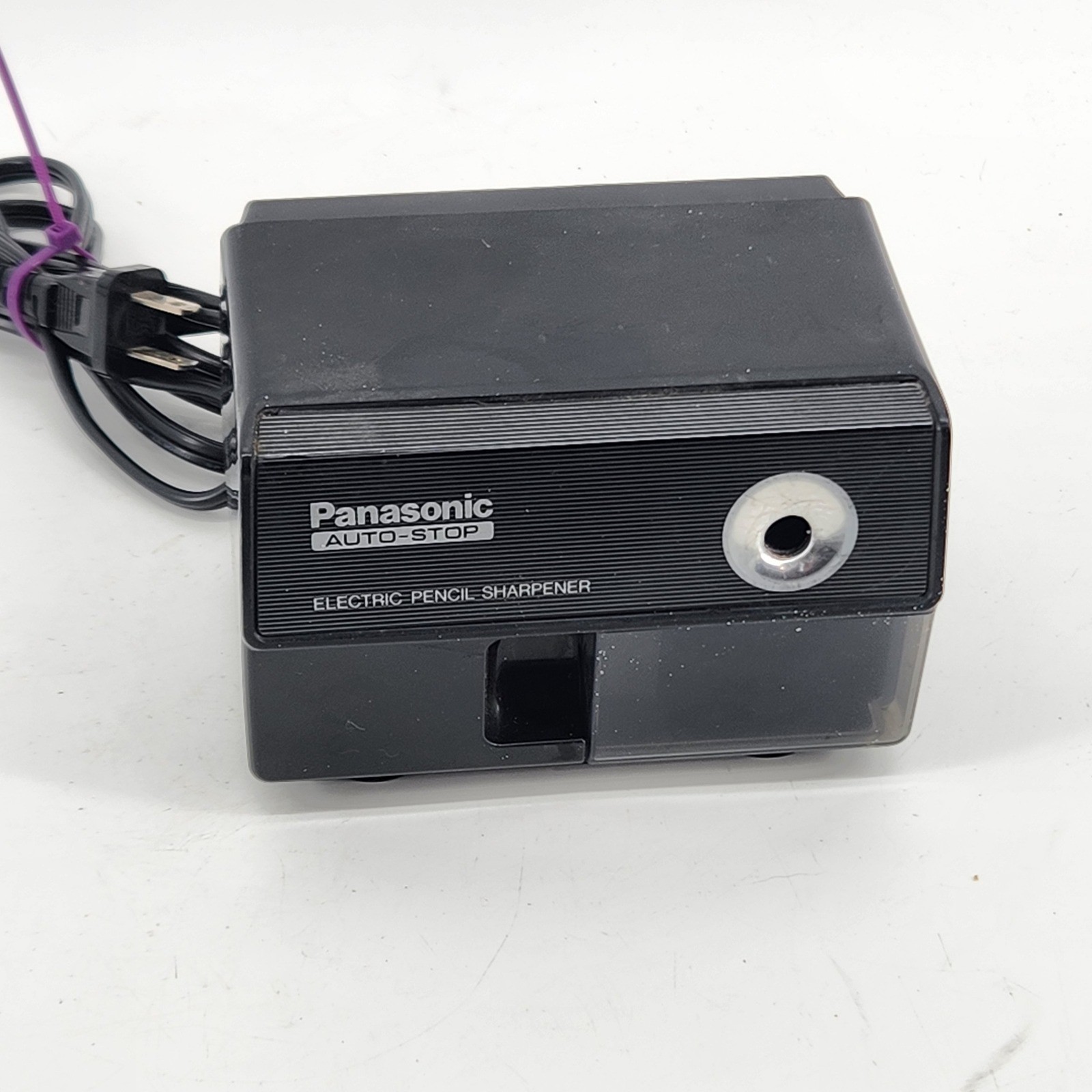 Panasonic KP-110 Electric Pencil Sharpener Vintage Auto Stop Made Japan Tested