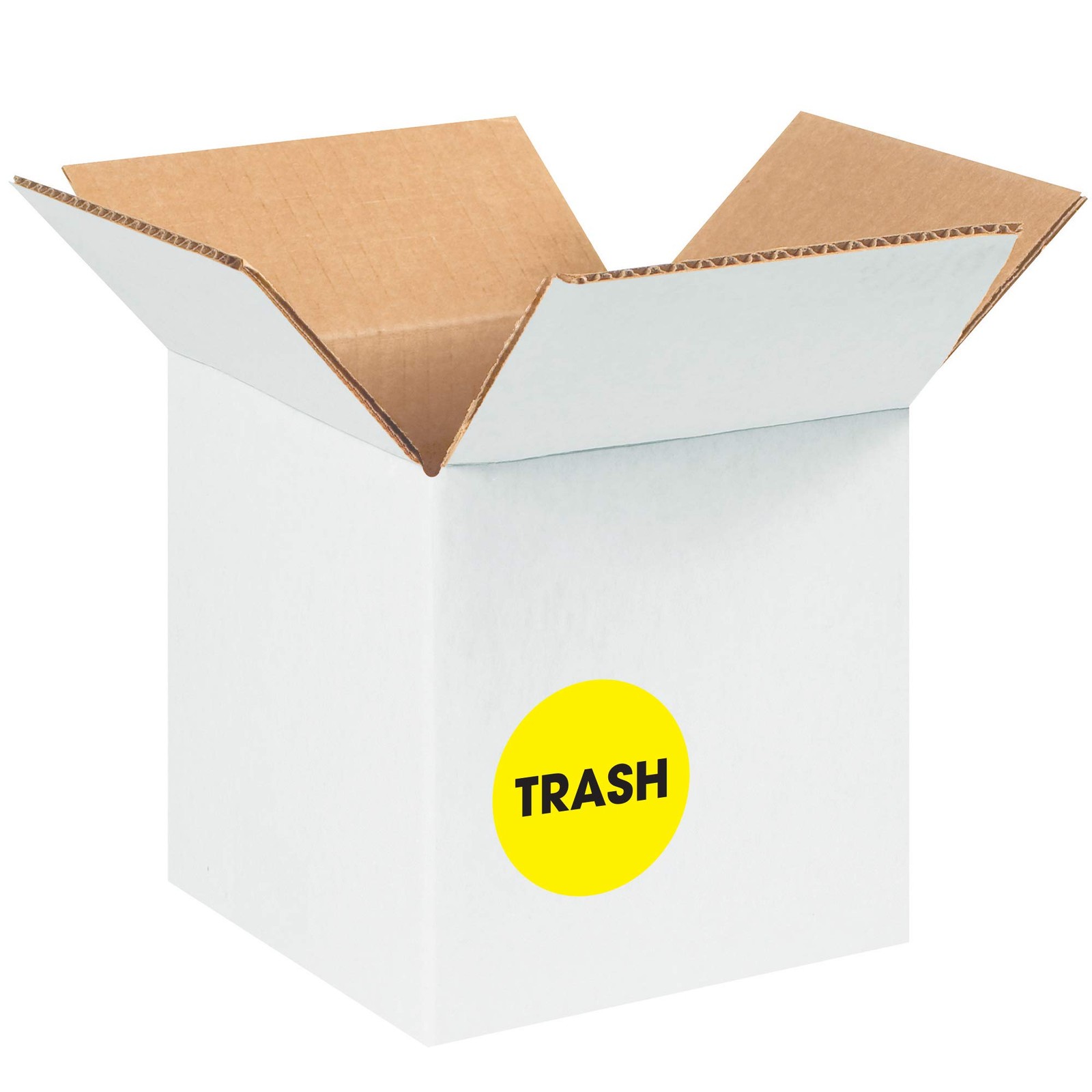 Discount Tag & Discount Tag Trash Labels/Stickers 2 Circle Fluorescent