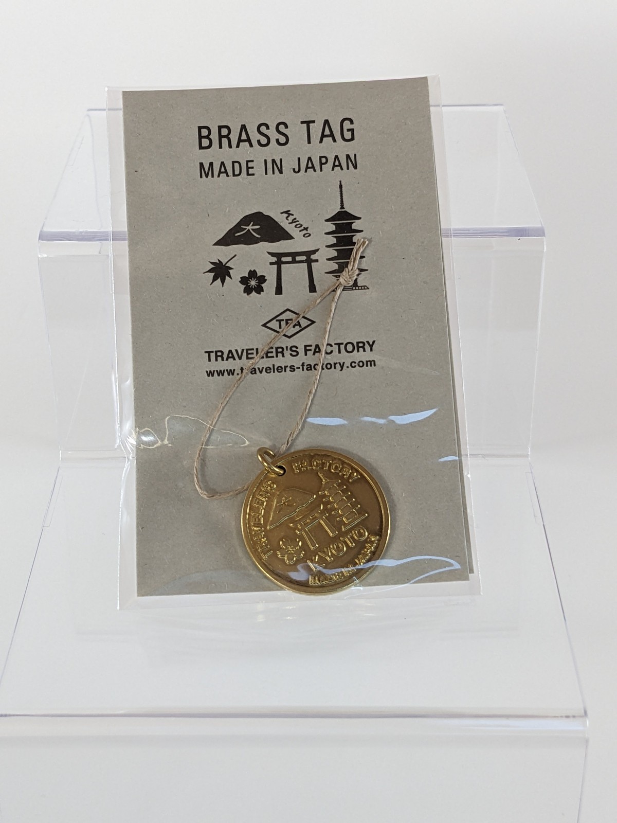 Traveler’s Factory Kyoto Brass Tag Limited Edition US Seller