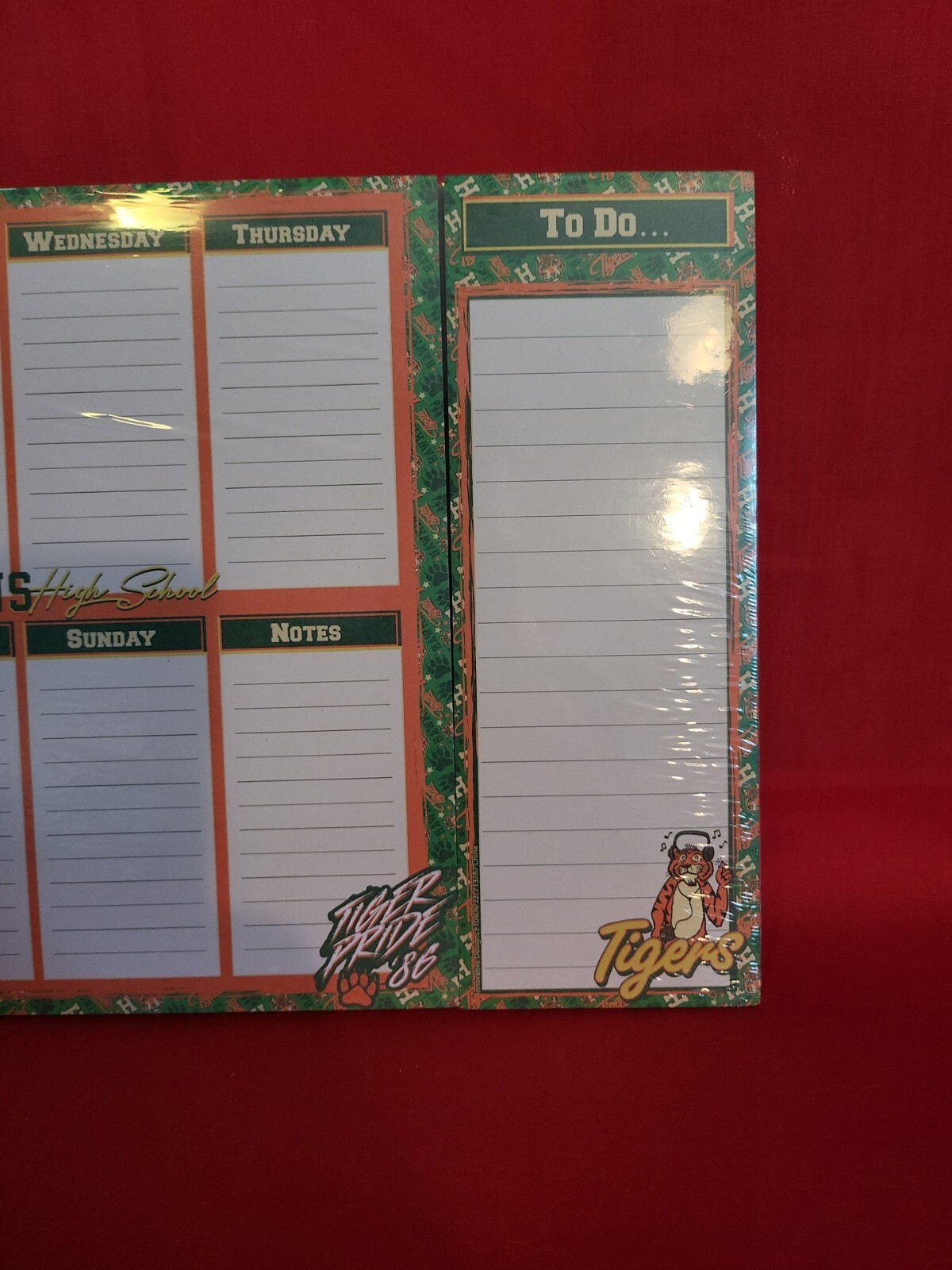 Stanger Things Hawkins High Week Planner And To Do List Pad