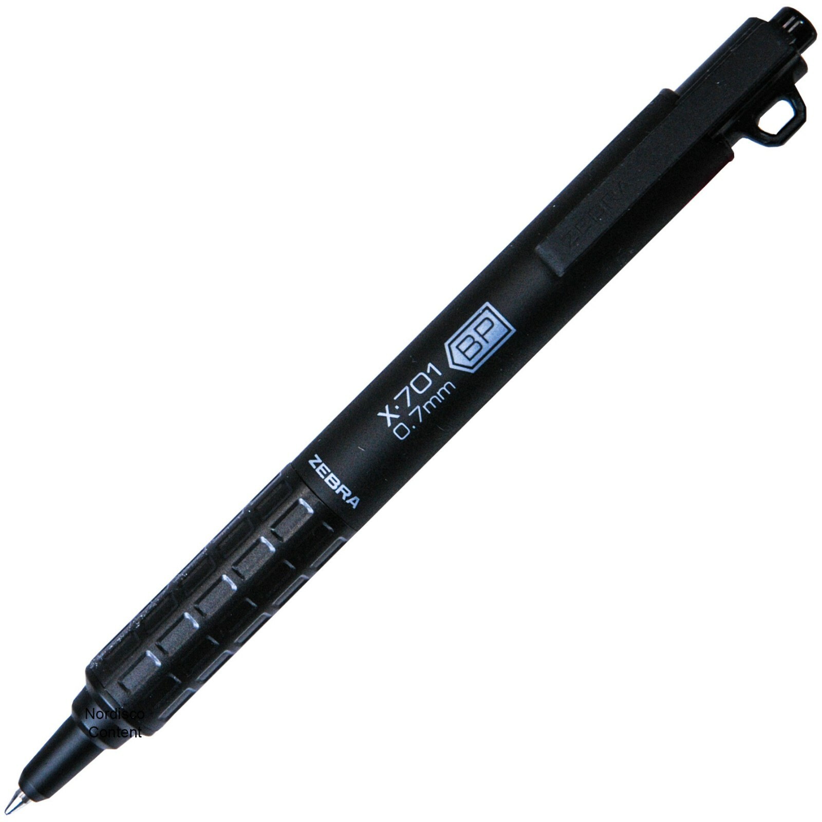 Zebra X701 0.7mm Extreme Ballpoint Pen, Black Ink, With 2 Extra Refills