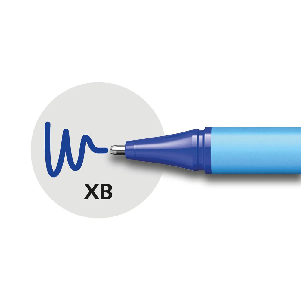Schneider Slider Edge Triangular-Barrel Viscoglide Ballpoint Pen, Blue XB