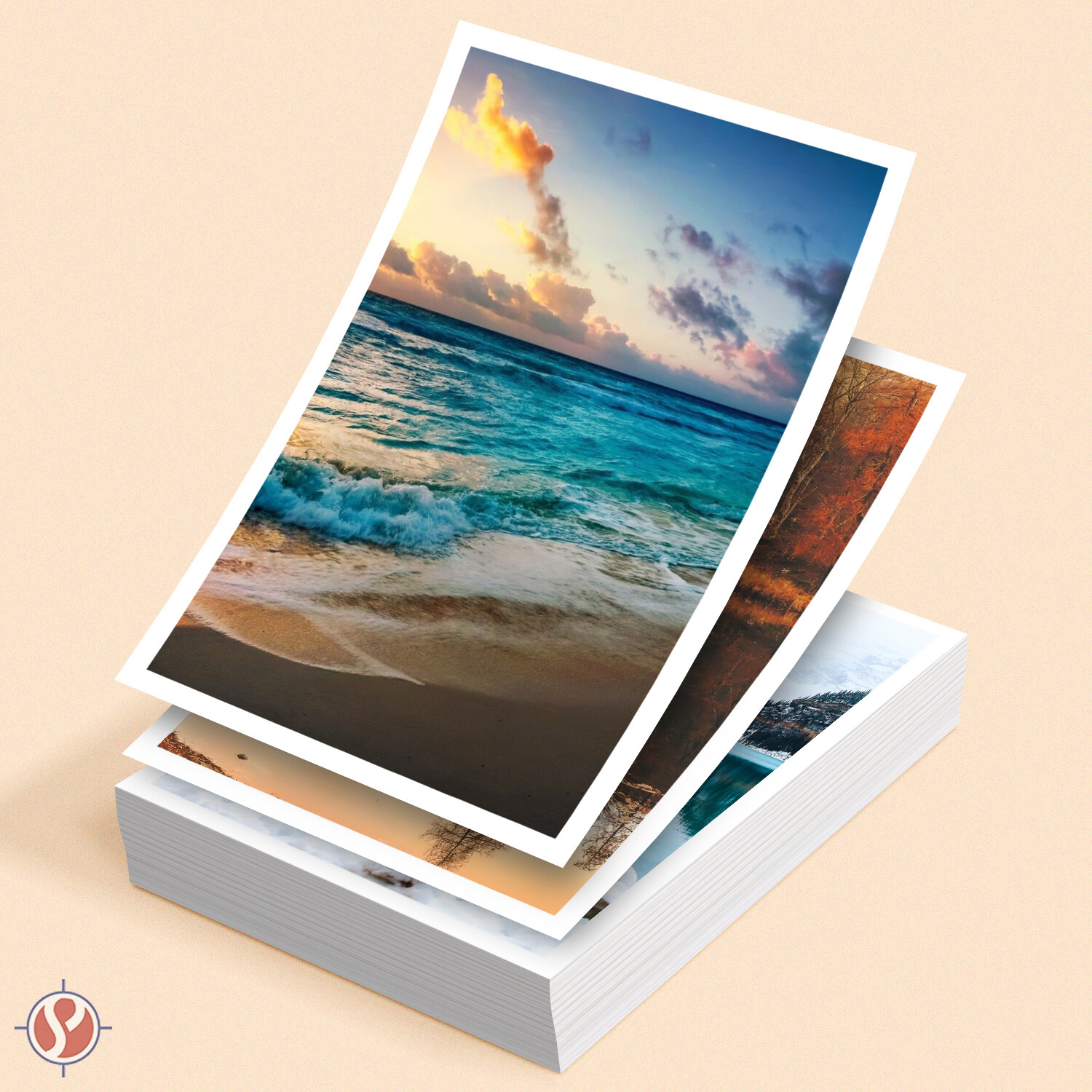 8.5 x 5.5 Bright White Card Stock – 80lb Cover – Half Letter Size – 100 Sheets