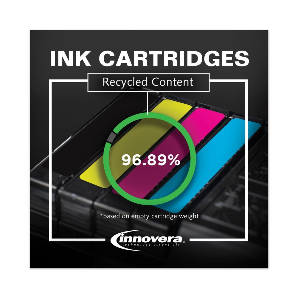 Innovera 63XLB 480 Page-Yield Remanufactured Ink – Black Certified Refurbished