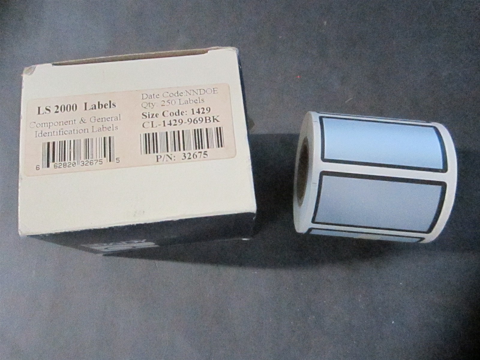 Brady (CL-1429-969-BK) 2″ x 1″ Component General Identification Labels – Qty 250