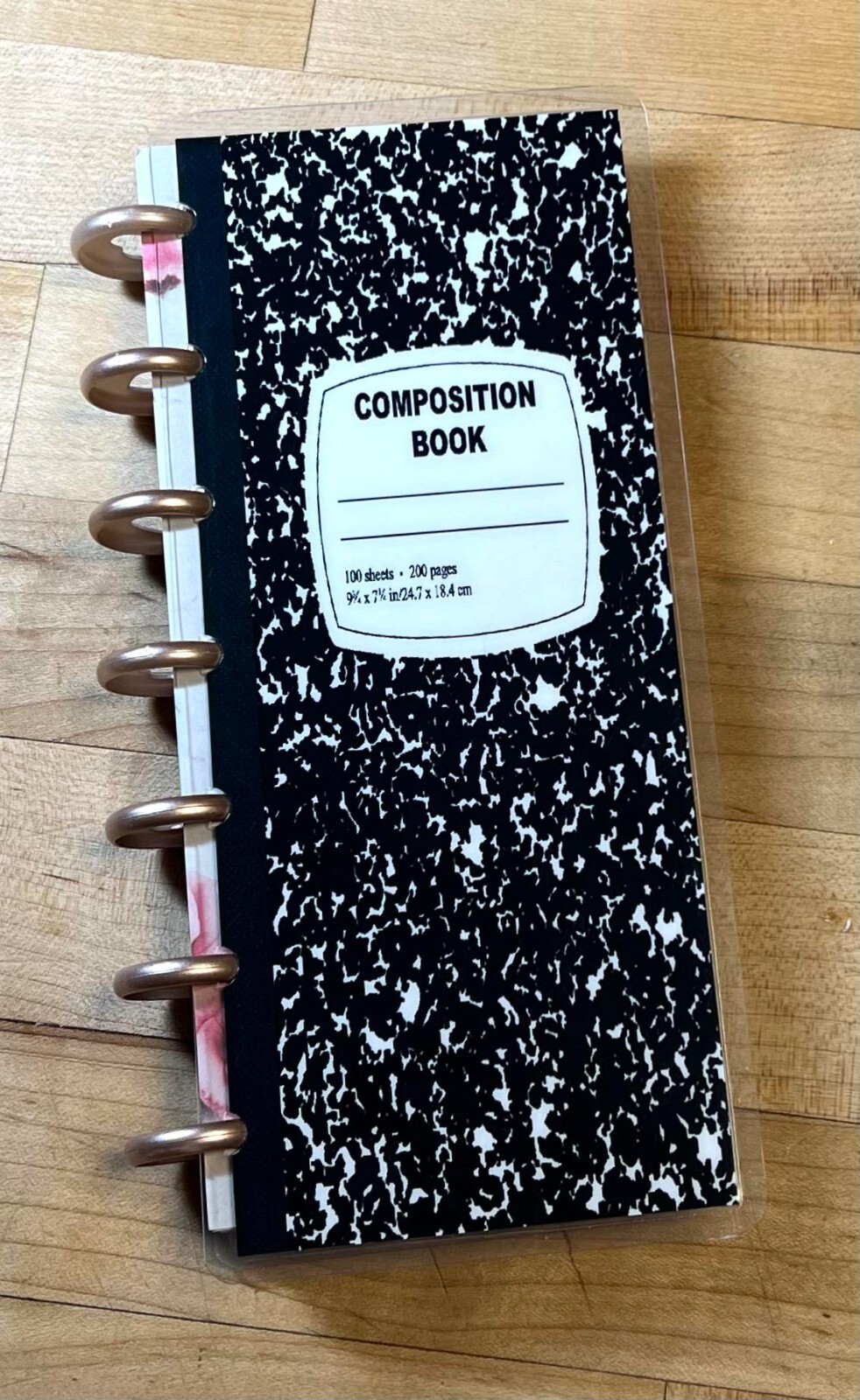 Composition Notebook Cover Set 4 use w Skinny Mini Happy Planner