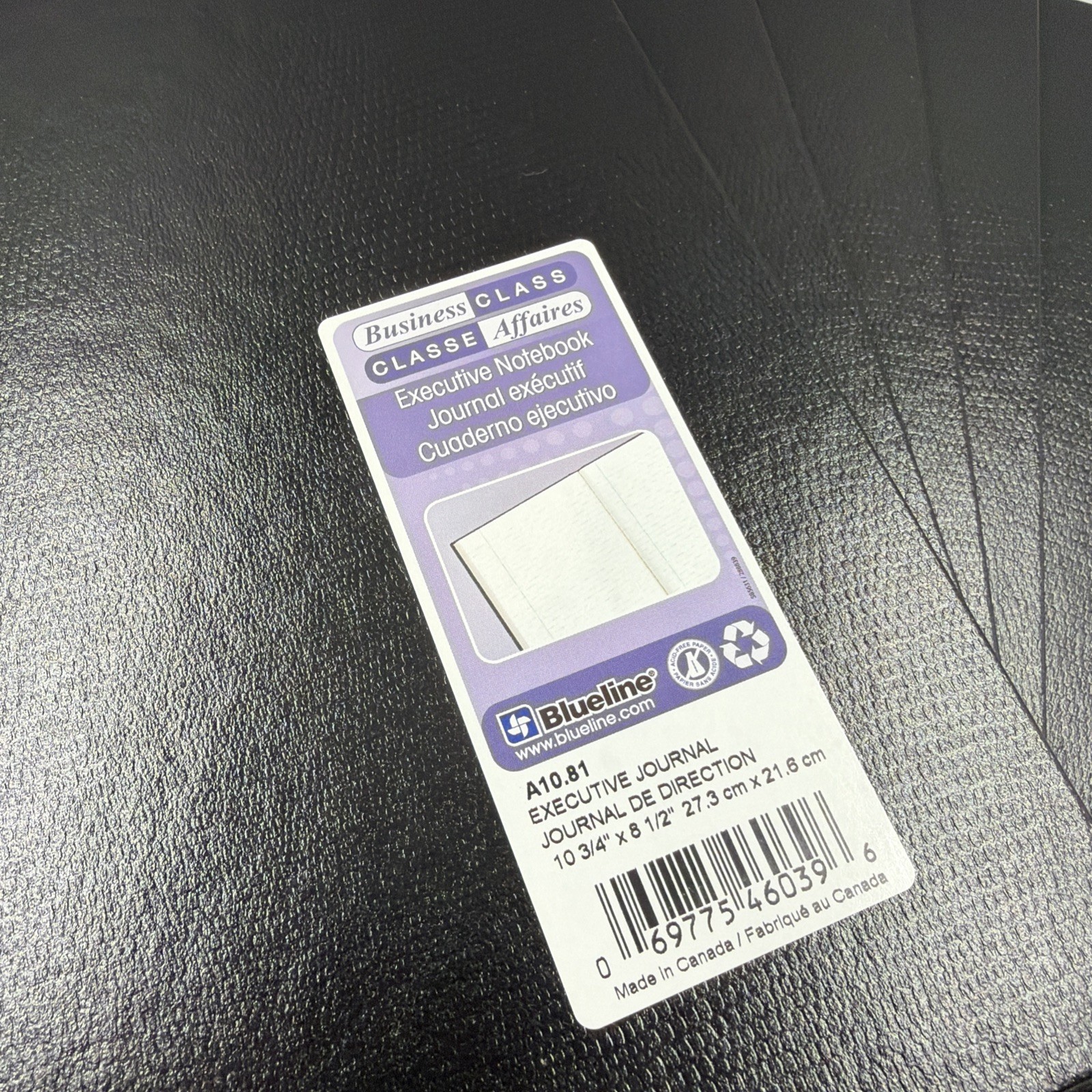 5 x Blueline A10.81 Executive Journal Notebook, 10-3/4 x 8-1/2″, 150 Pages