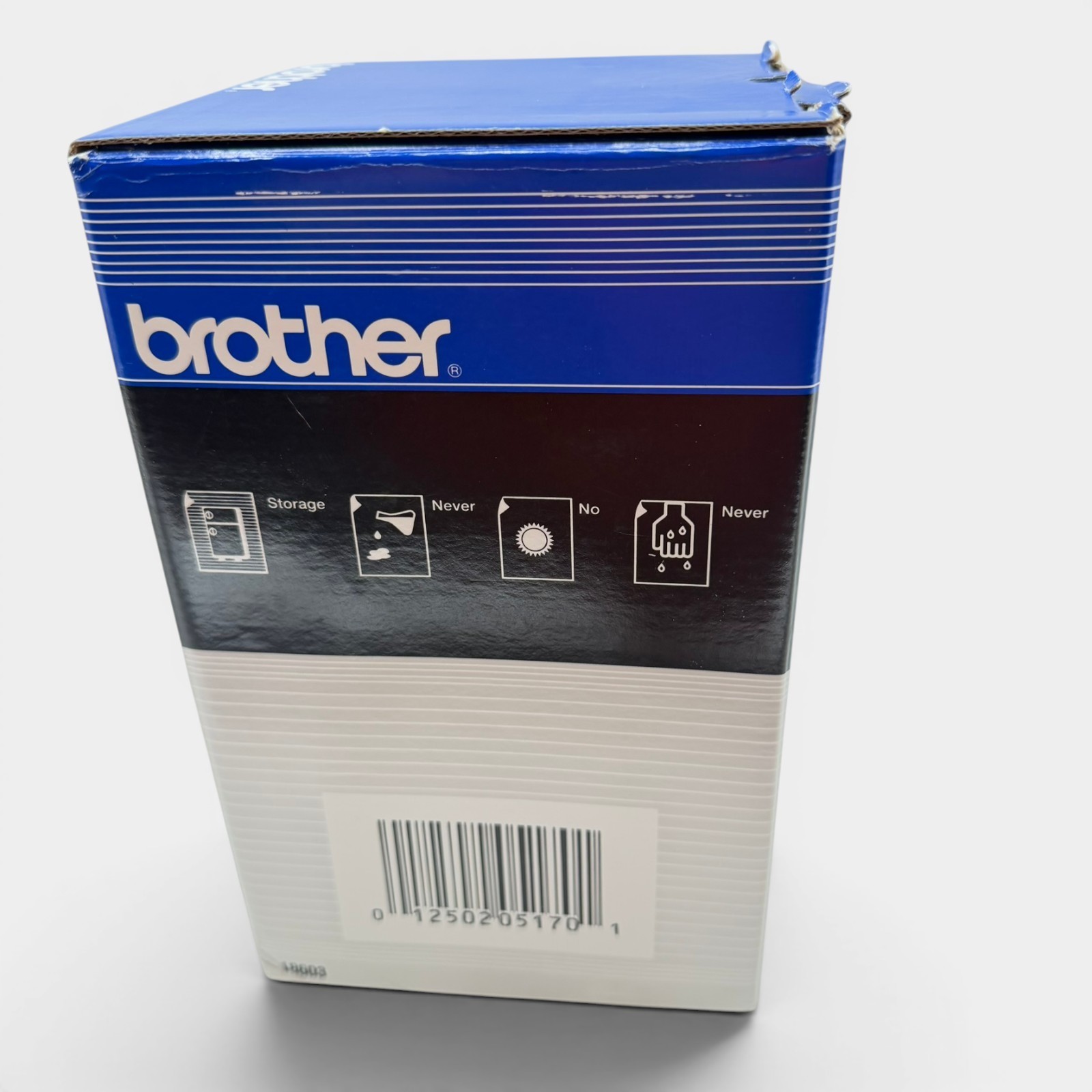 Brother Therma Plus Fax Paper 6840 6 Sealed Rolls 8.5″ X 98″ (1 in core) Black