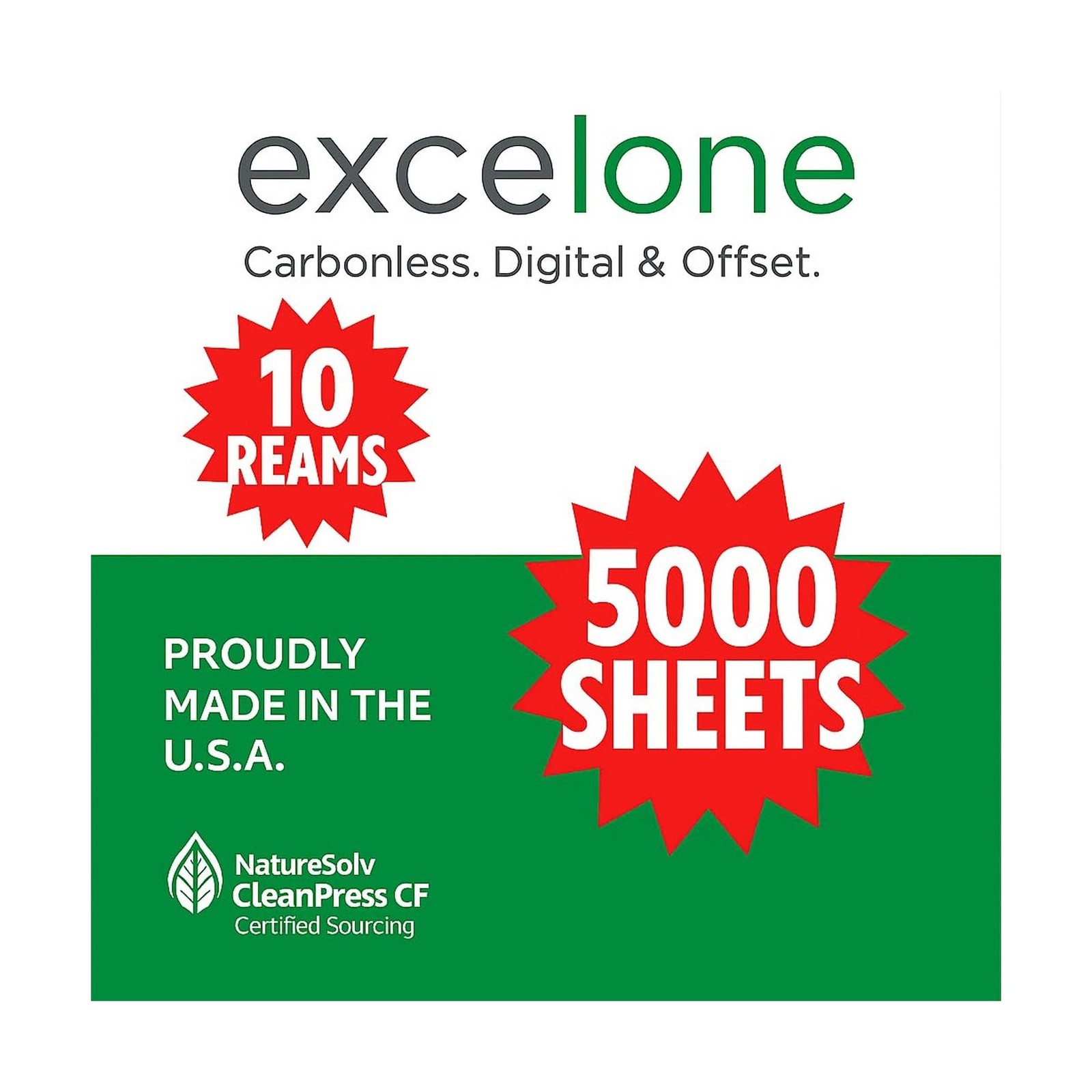 Alliance Excel One Carbonless 230949 2-Part Reverse Paper (Canary/White), 8.5…