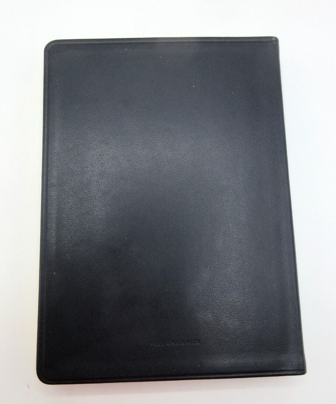 Journal 4×6″ Full Grain Leather Cover 240 Lined Pages Graphic Image $60 NAVY