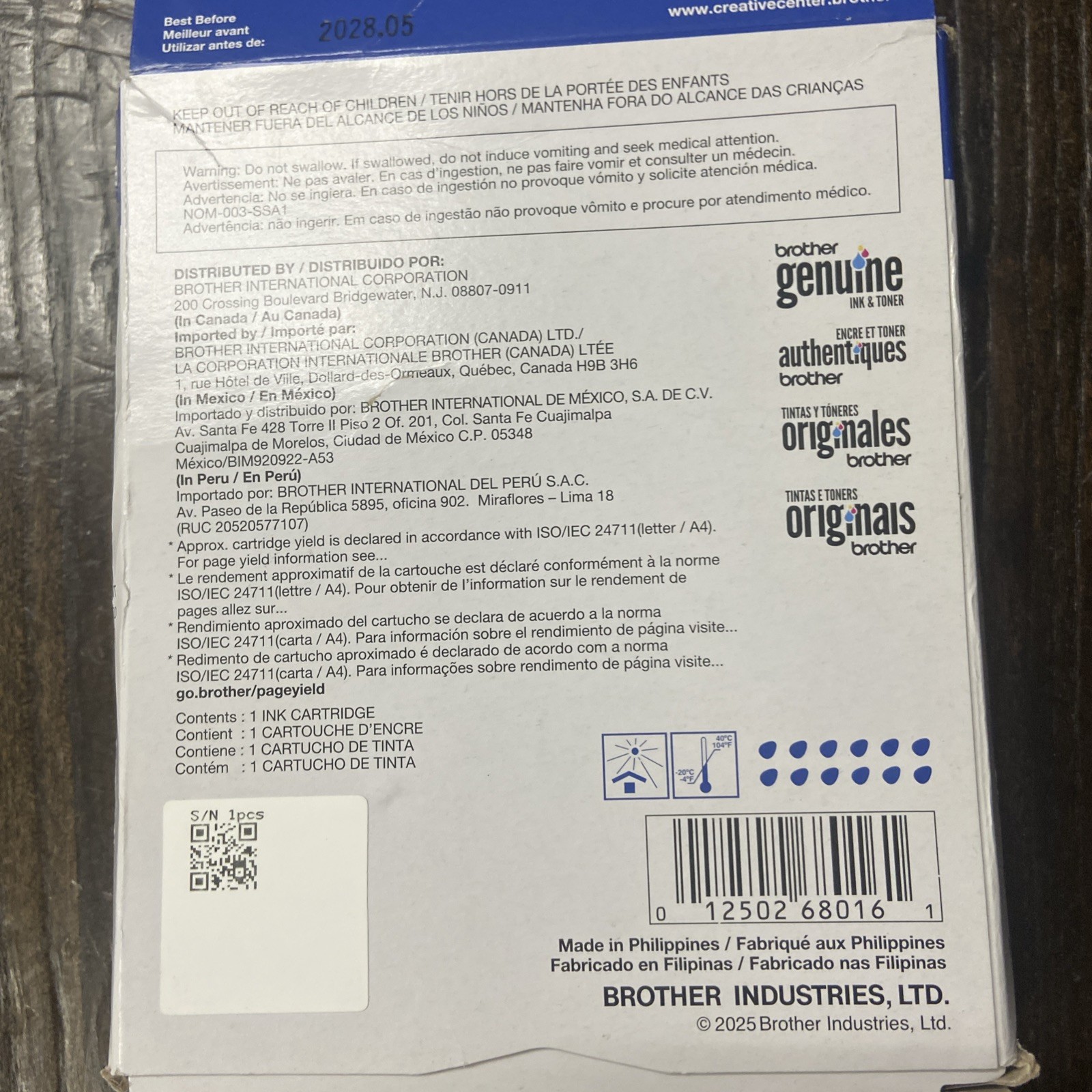 Brother LC504XLBKS INKvestment 1500 Page-Yield High-Yield Ink – Black New 2028