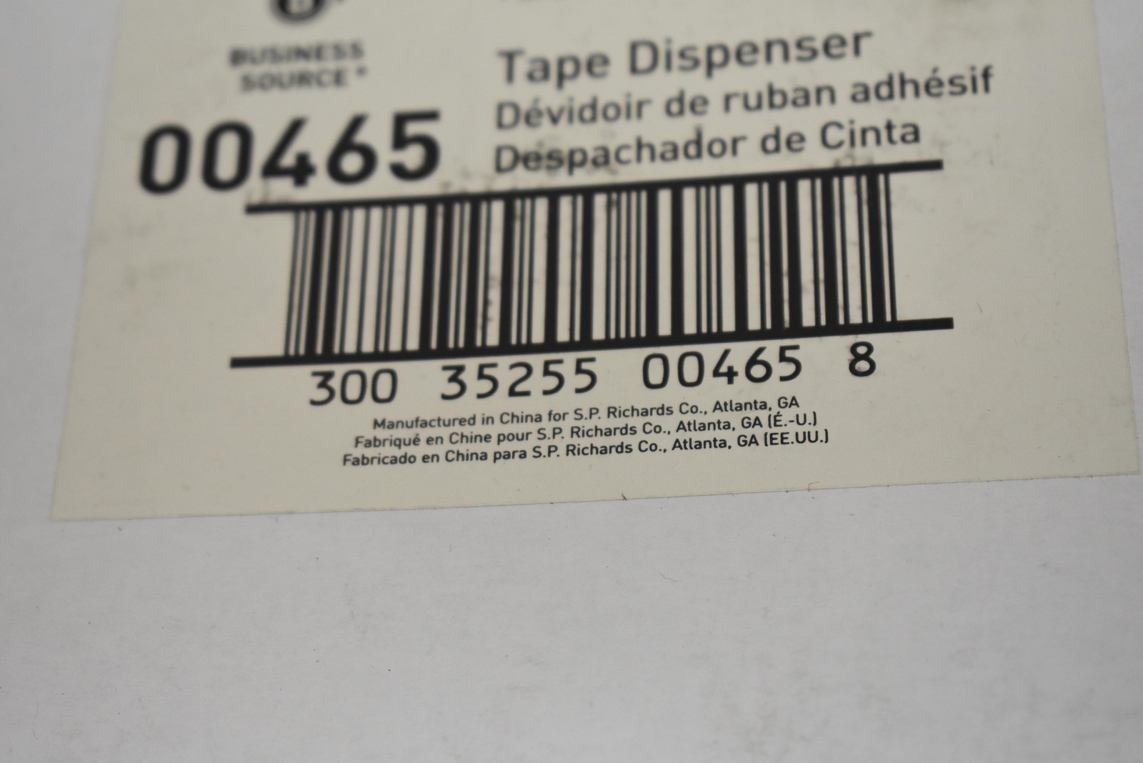 Business Source 00465 Tape Dispensers Smoke Metal Blade Case of 12 Desk Office