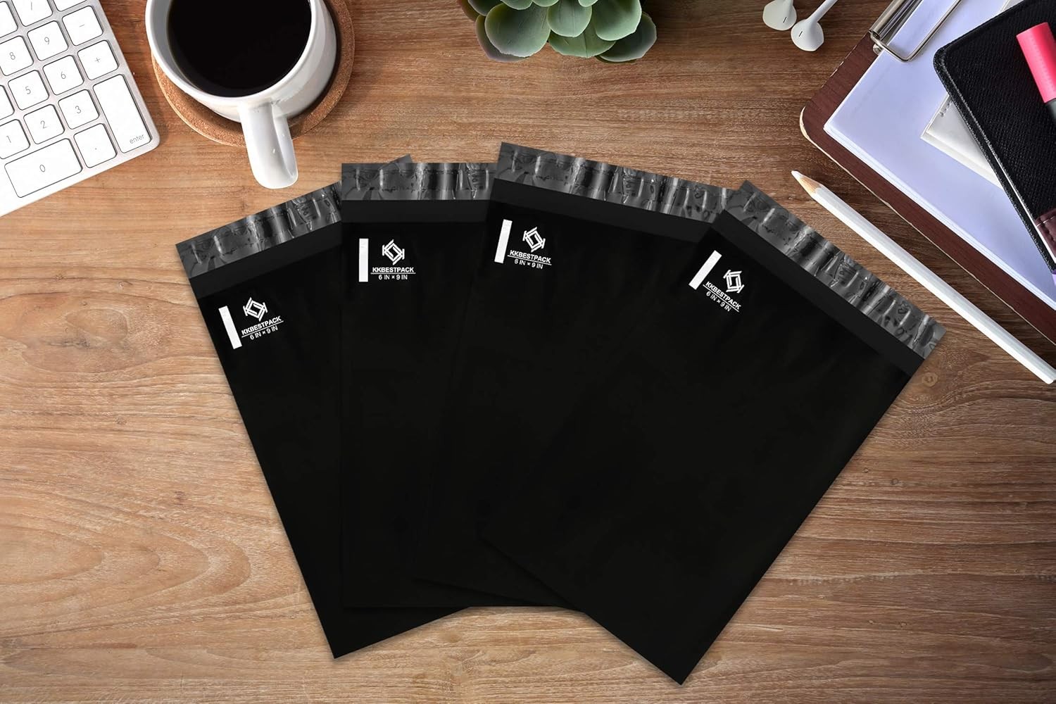 100 Large Poly Mailers 10×13 Shipping Bags for Small Business–Self Sealing Pack