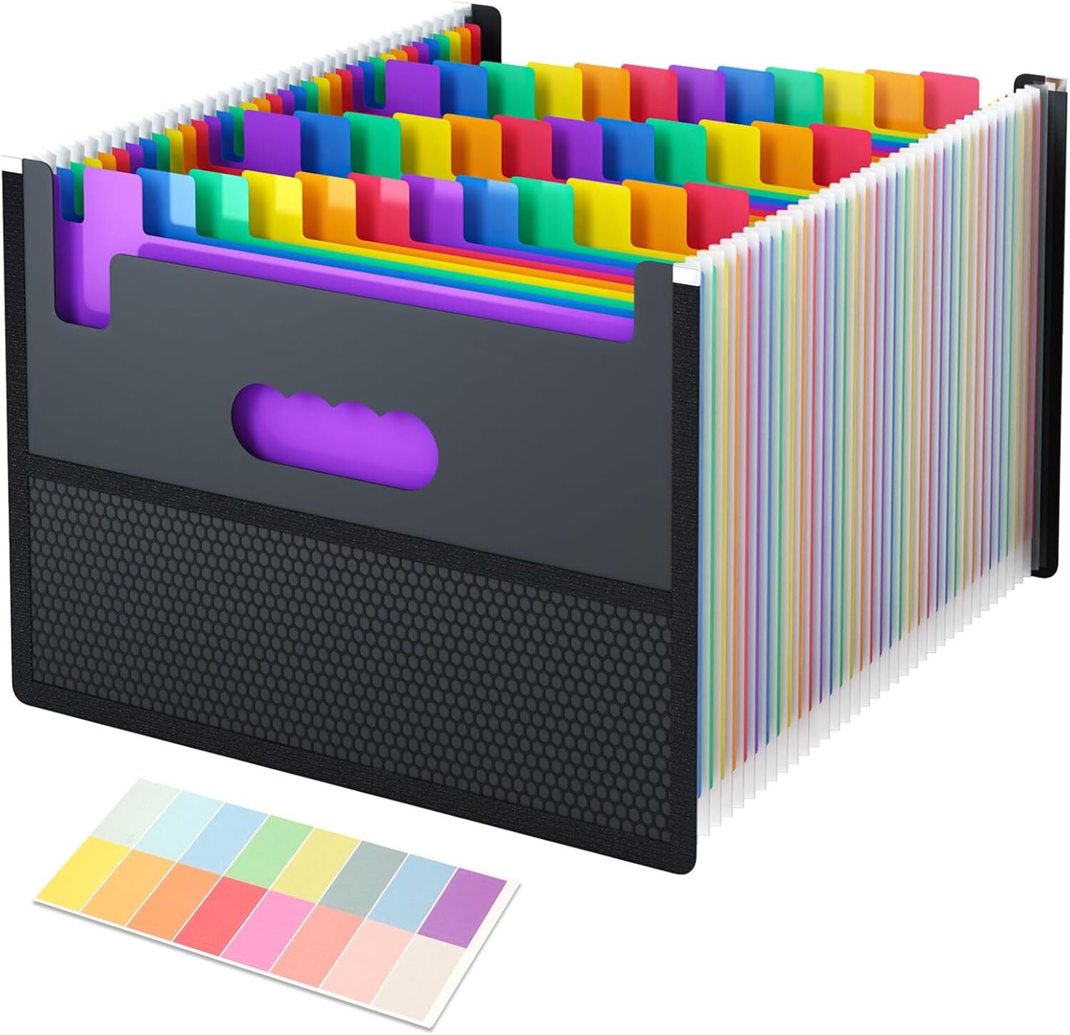 EOOUT 36 Pockets Expanding File Folder, Letter Size Accordion Colorful