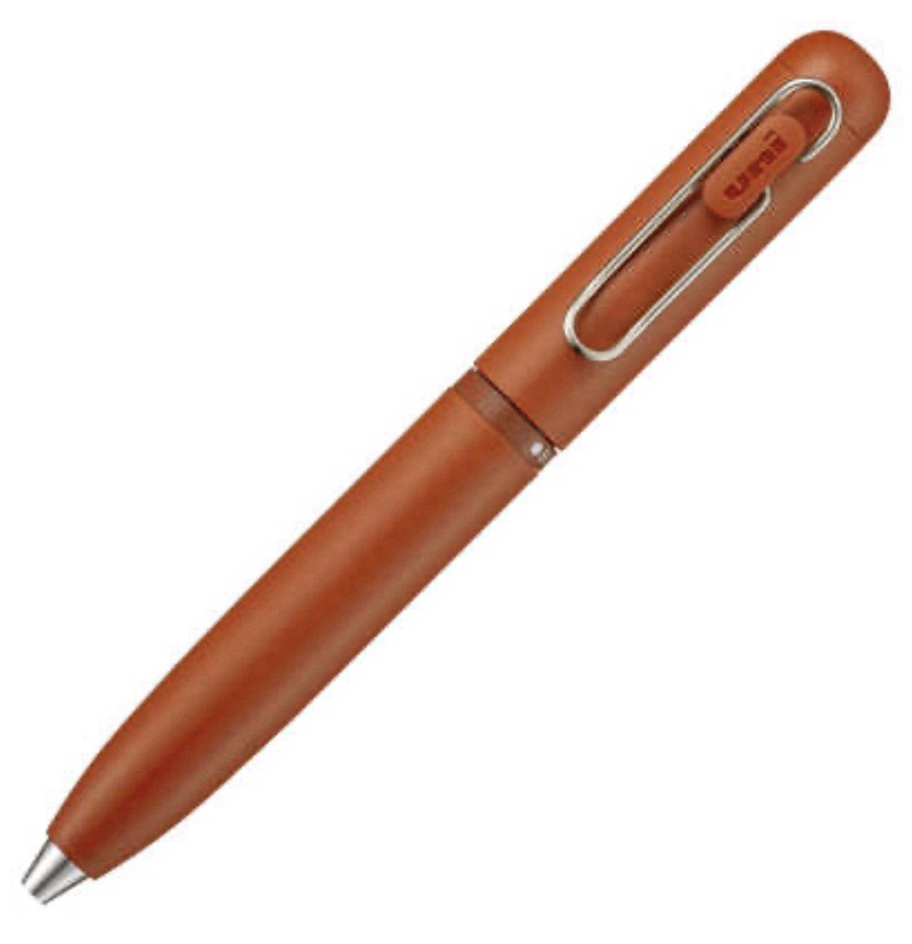 Uni-Ball One 3 set of 2 Brick Red 0.5mm Sugar Brown 0.38mm 3-Color Pen