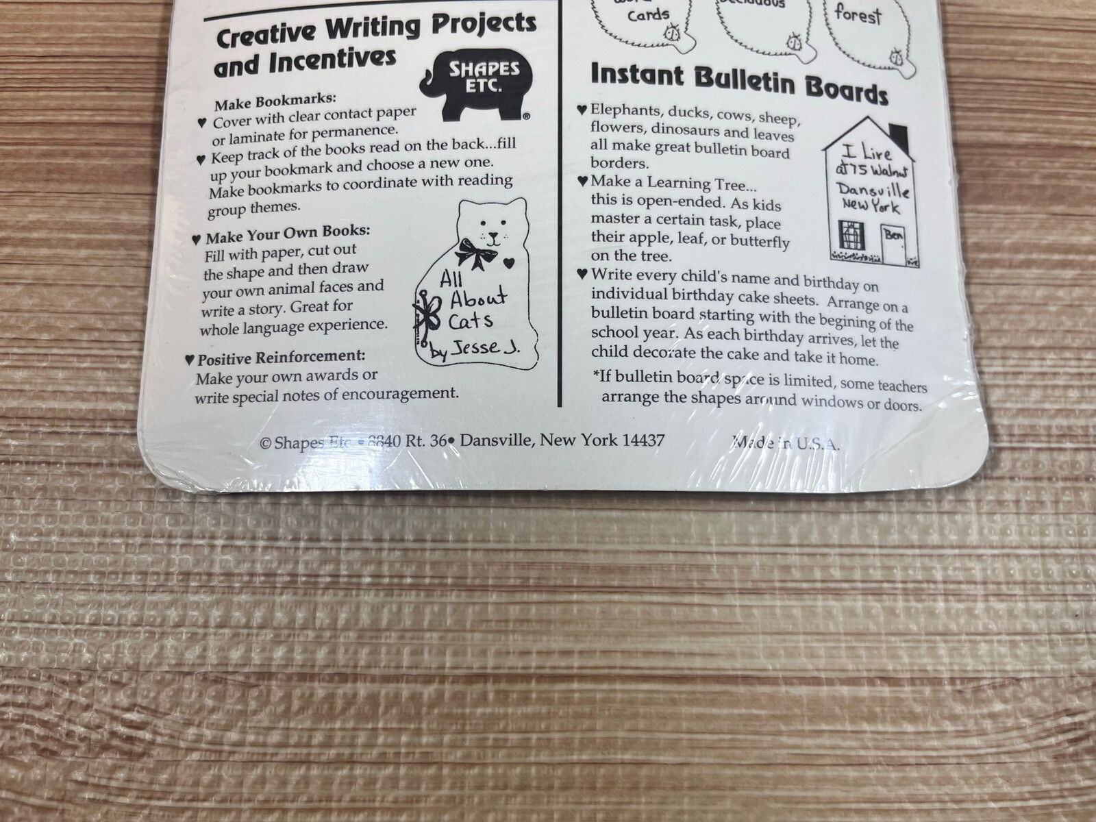 Vintage Shapes Etc planet earth Mini Notepad 35 Sheets 1991 Flat Earth Planets