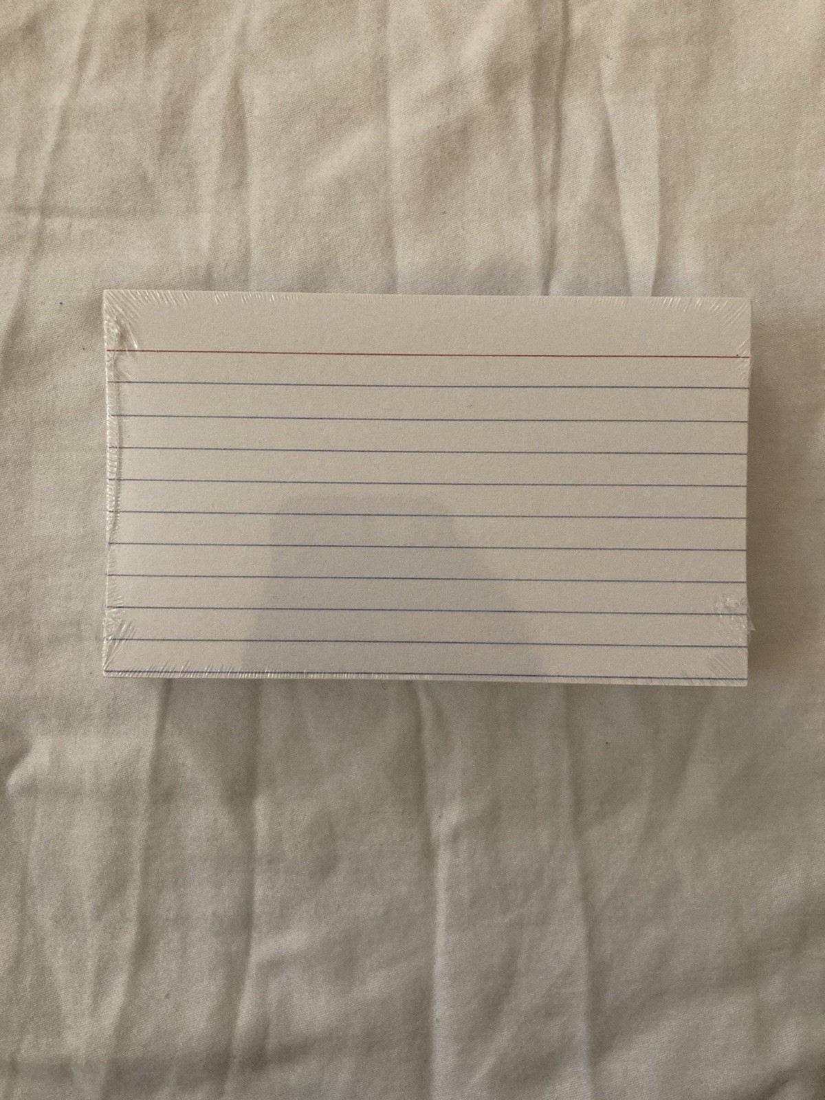 Unbranded 3×5 inch Ruled Index Cards – White, Pack of 100