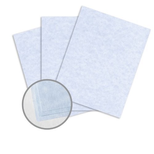 Astroparche Blue Paper – 8 1/2 x 11 in 60 lb Text Vellum 30% Recycled 500 per Re