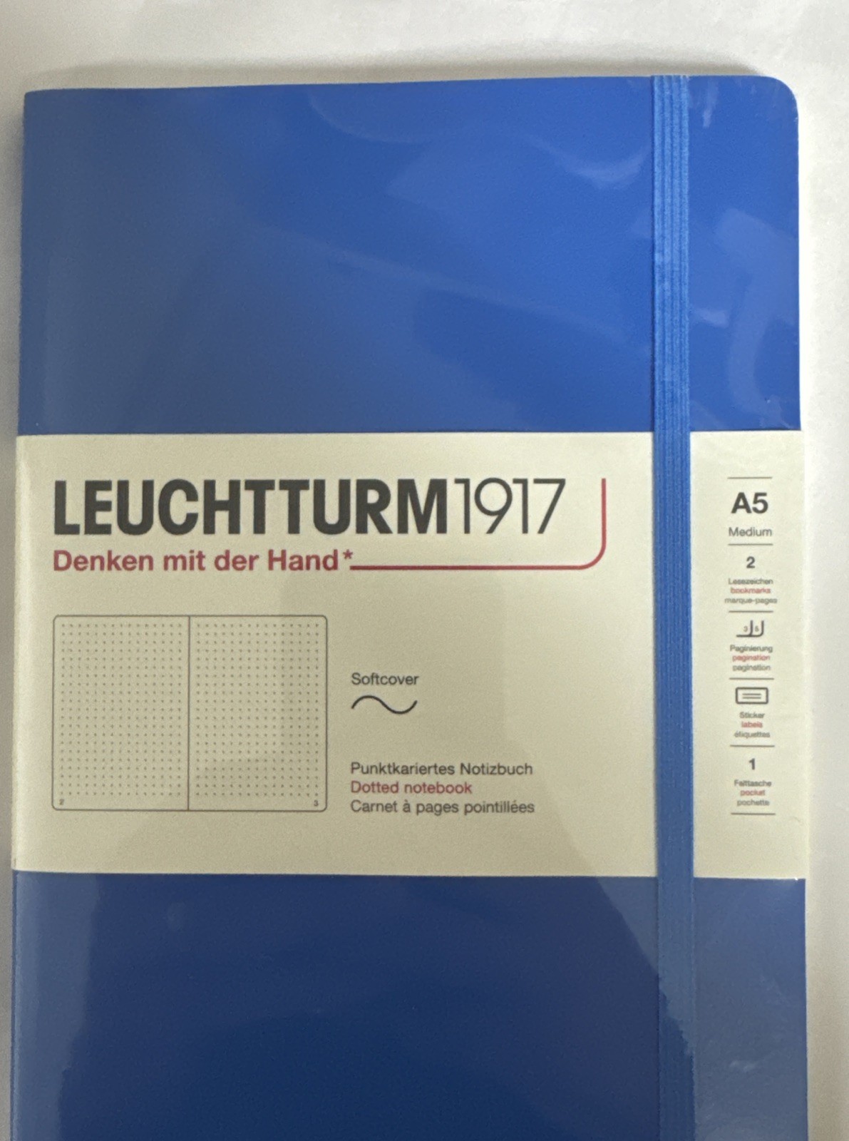Leuchtterm1917 A5 Softcover Dotted Notebook Sky 369802 – Brand New In Wrapper
