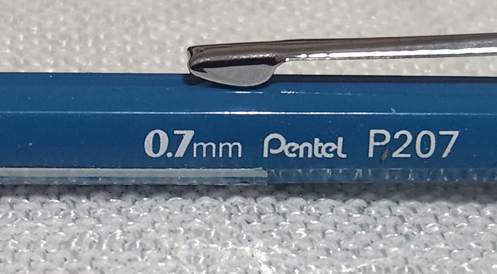 Pentel SHARP Automatic DRAFTING pencil eraser Blue Barrel 7 mm P207 LOT 12 NEW