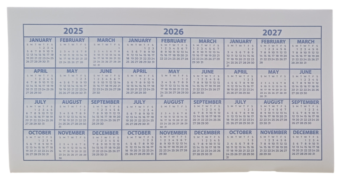 1 Checkbook Transaction Registers 2025 2026 2027 Calendar Check Book Register