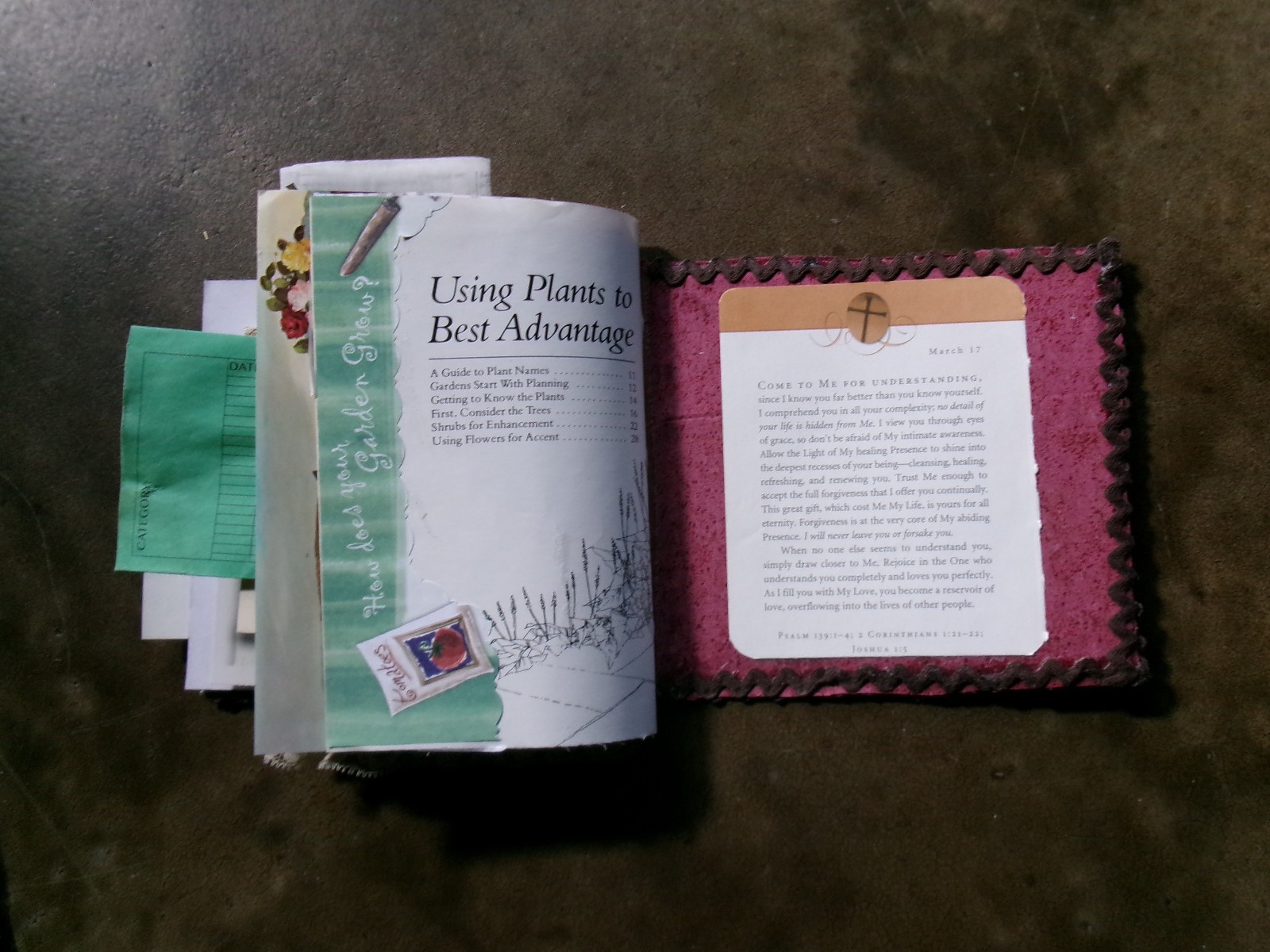 LOT OF 2 JUNK JOURNALS VINTAGE CHILDREN TAGS TUCKS BOOK PAGES COFFE STAIN PAGES