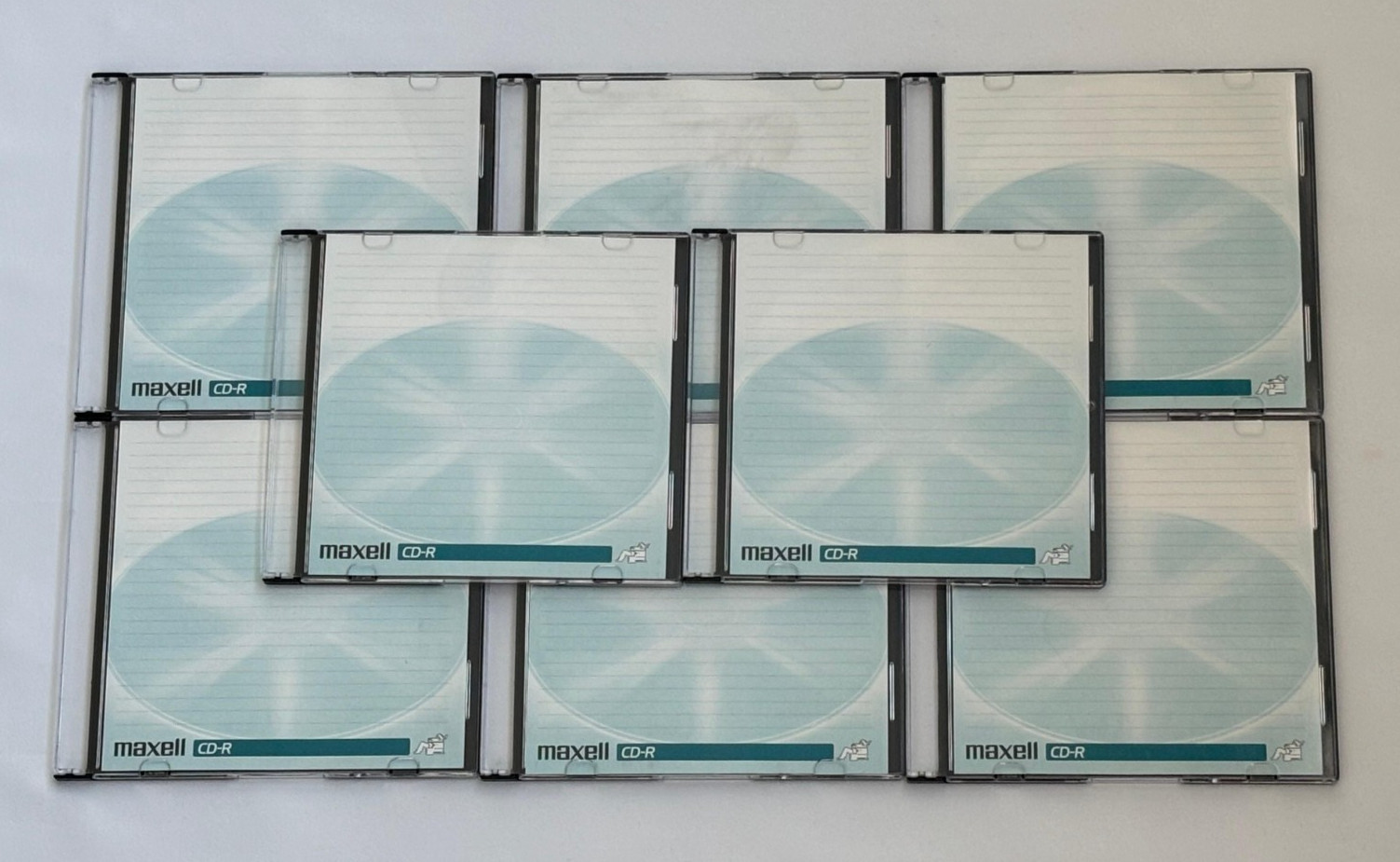 Maxell CD-R Recordable Compact Discs 74 Min 650 Megabyte Slim Case 8-Pack