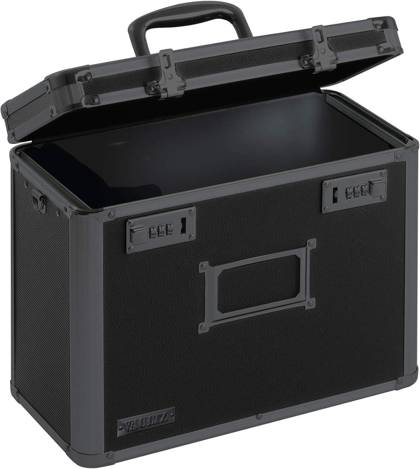 File Organizer Storage Box – 14 X 7 X 12.19 Inch Letter Size, Portable Locking S