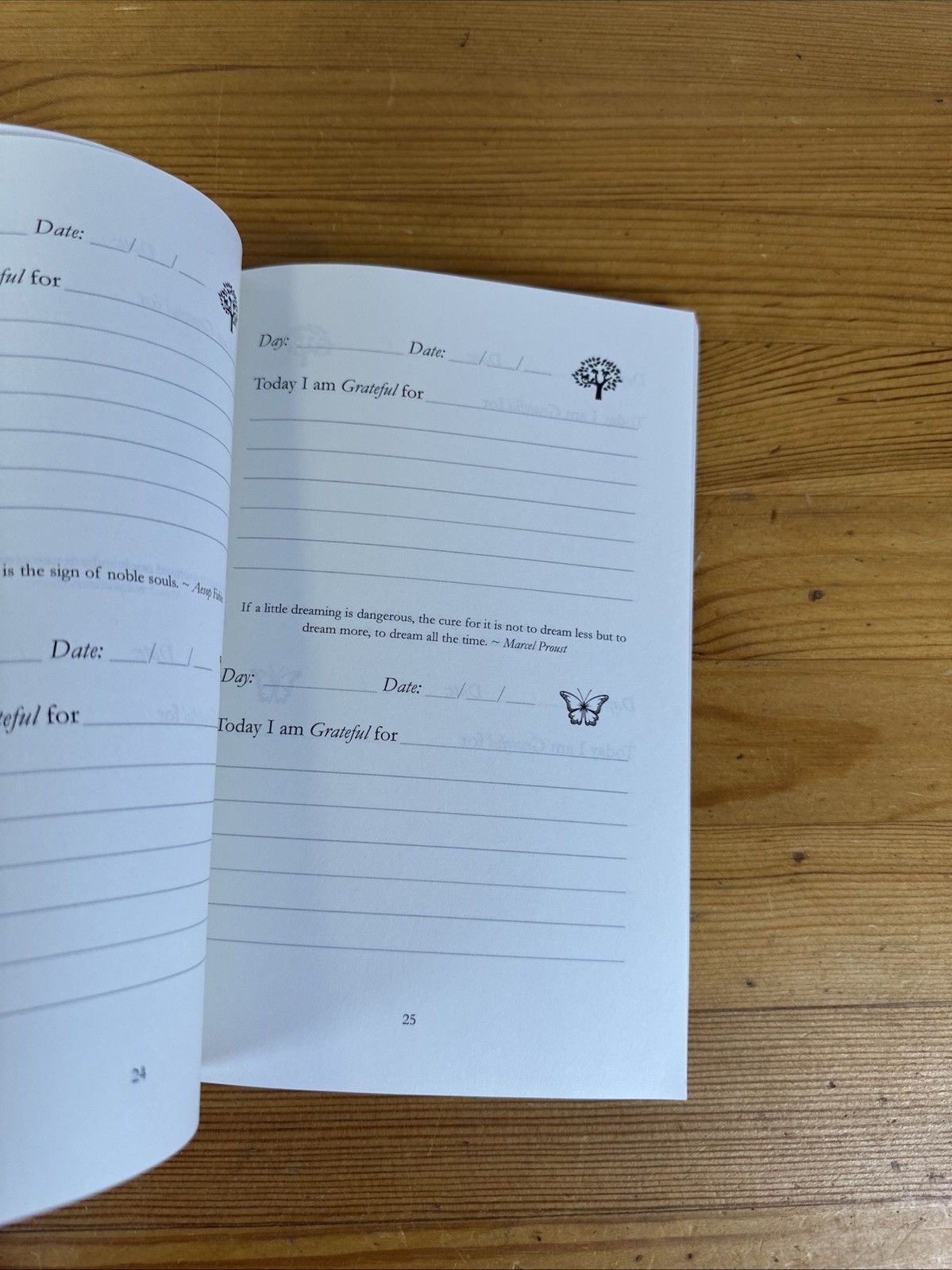 Lot Of 3 New Journals Blank, One Minute Gratitude, And Instant Journal