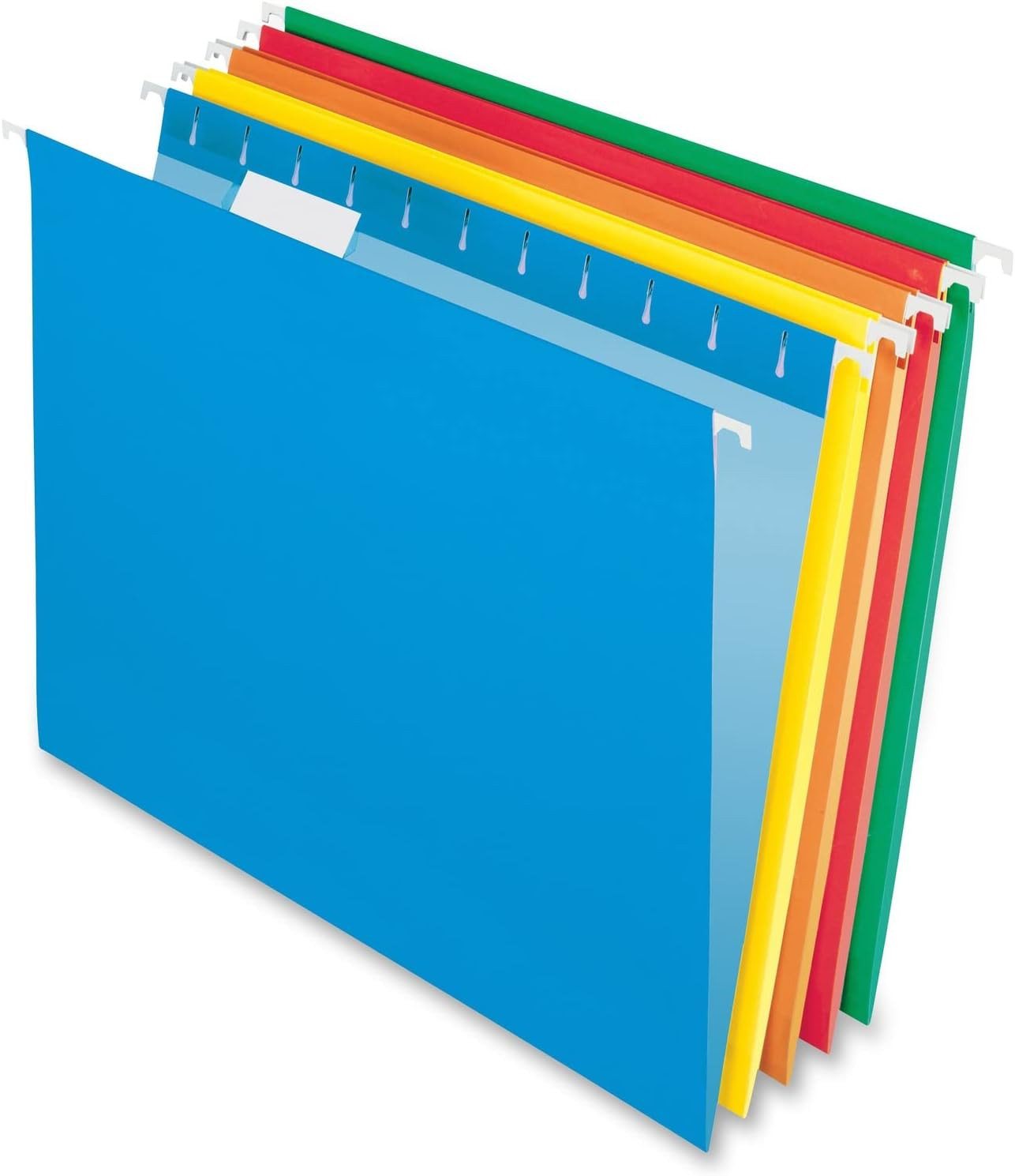 Hanging File Folders Letter Size Assorted Colors 1/5-Cut Adjustable Tabs 25 per