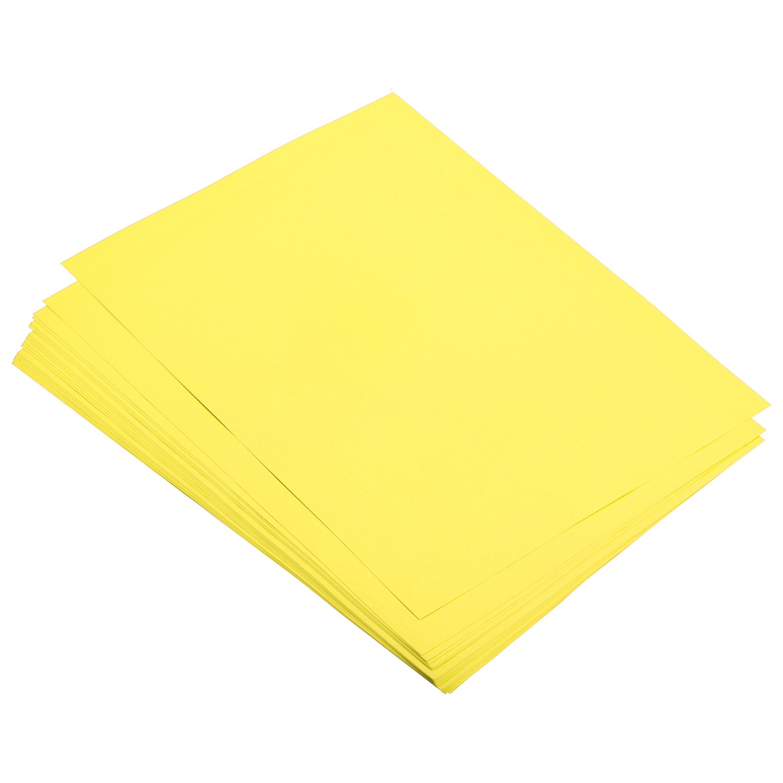 Colored Copy Paper 8.3×5.8 Inch 80gsm Bright Yellow 50 Sheets