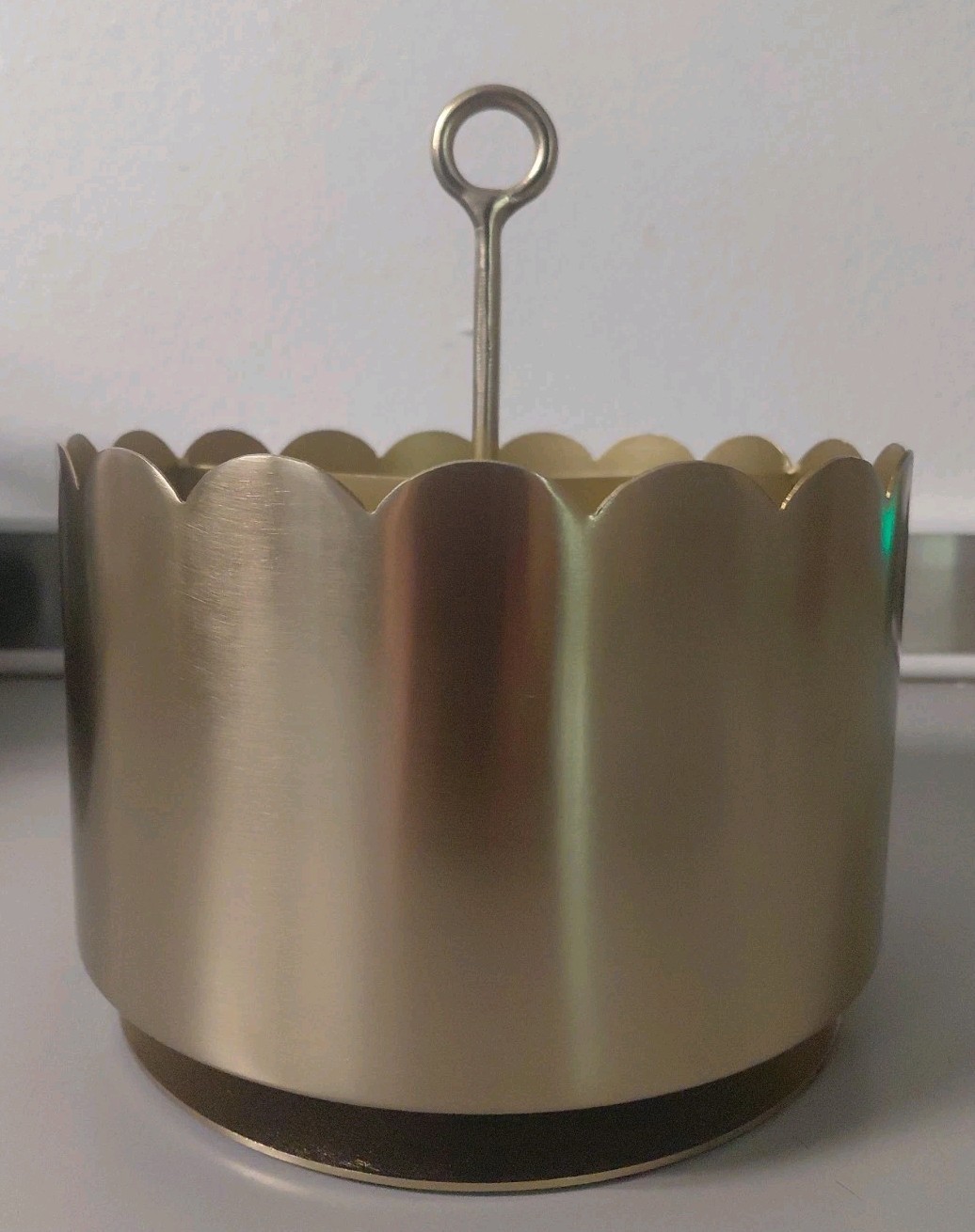 Gold Scallop Desktop Organizer
