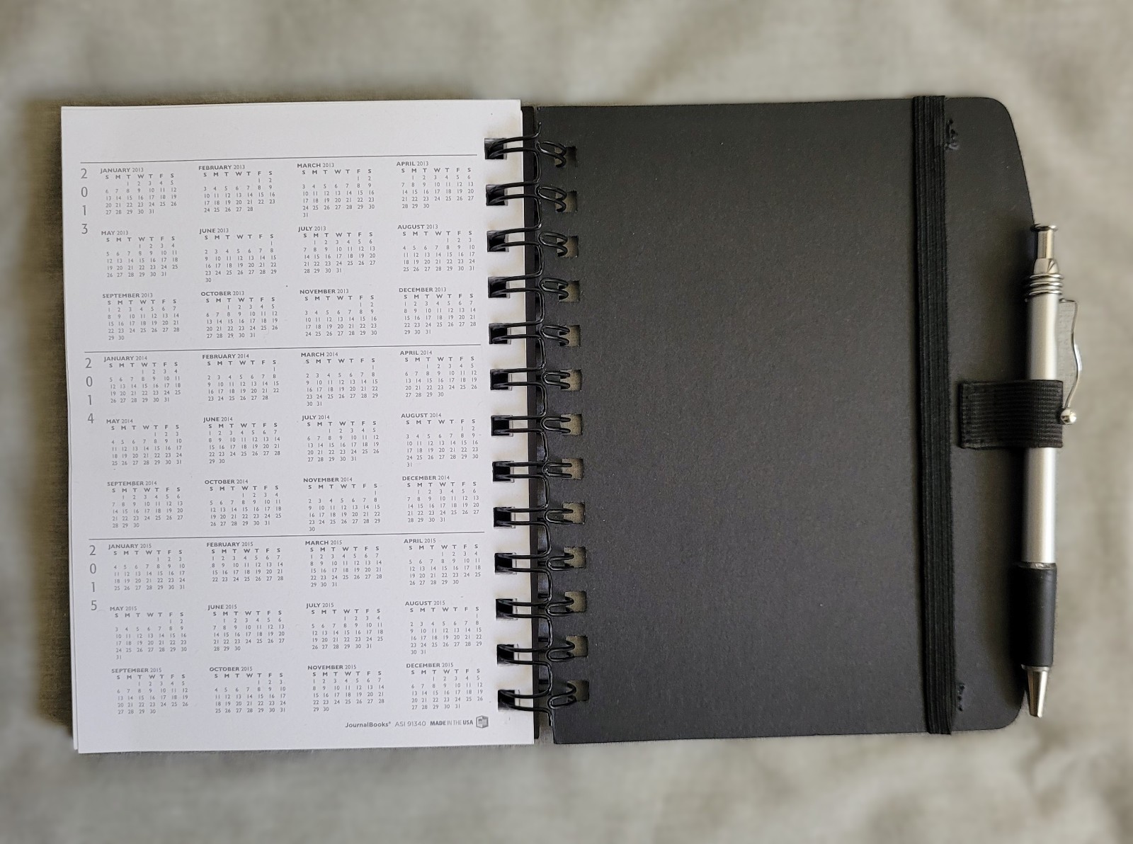 Microsoft 2013 Promo Spiral Notebook with Pen