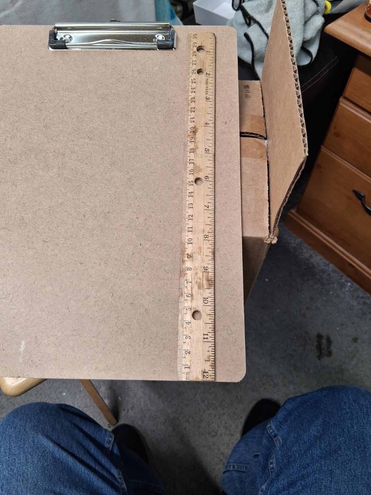 Recycled Wood Clipboards, Low Profile Clip, 24 Pack Clipboards (9 x 12.5 Inches)