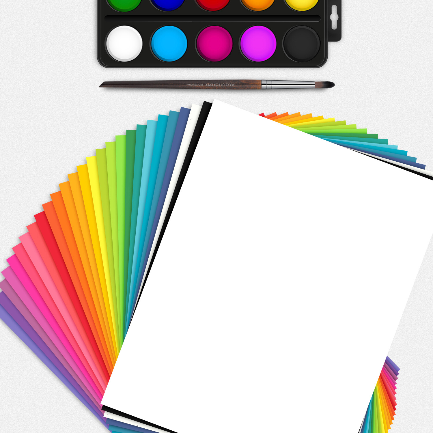 Sunburst Yellow Bright Color Cardstock, 65lb Cover (176GSM), 8.5 x 11, 250 Qty