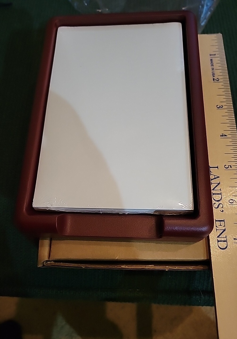Tenex 4″ x 6″ Burgundy 300 Class Memo Holder (Scratch Pad) 17085 Brand New