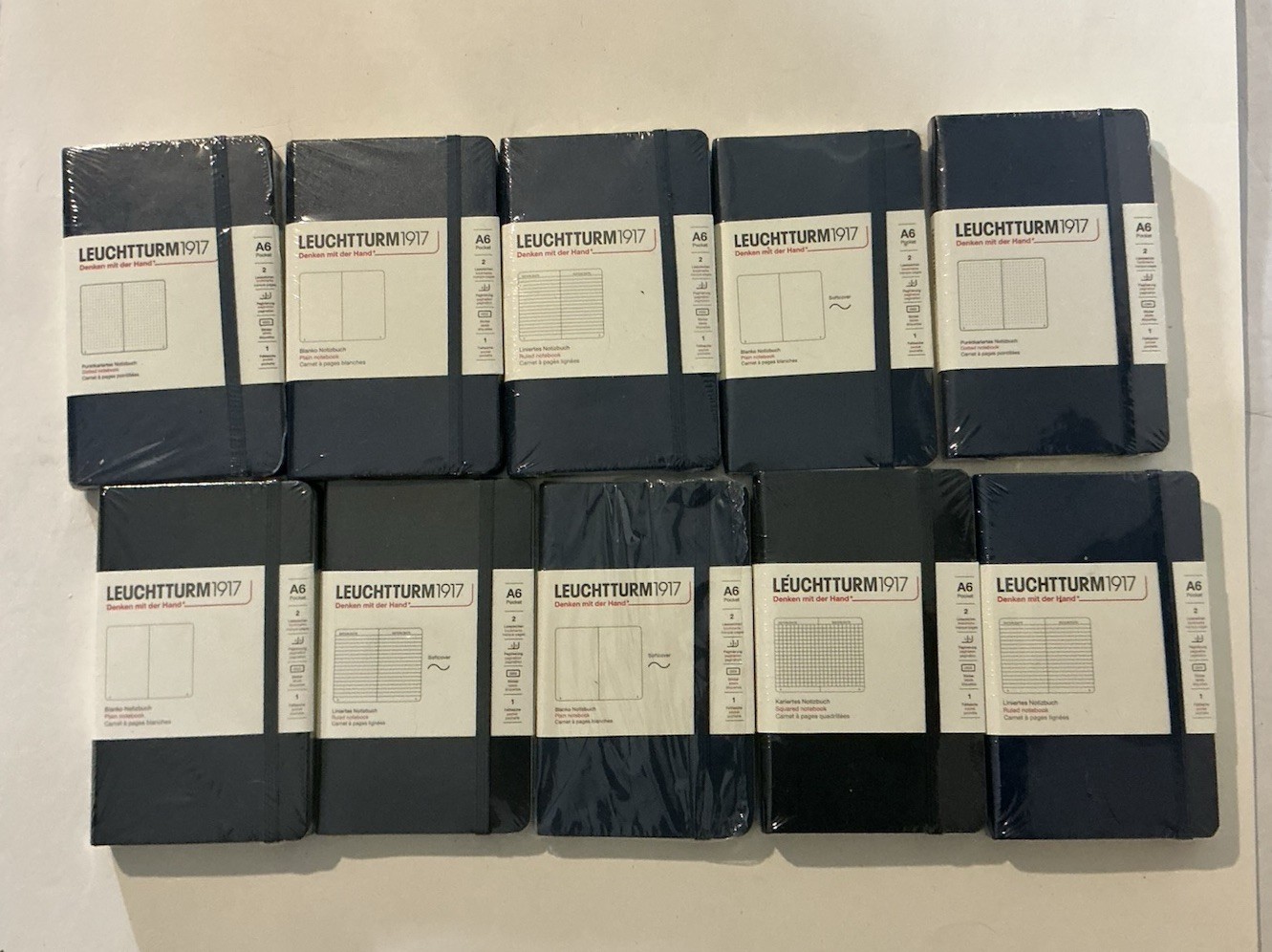 New Sealed LEUCHTTURM1917 – Notebook Soft/Hardcover Pocket A6 Set 0f 10 #5