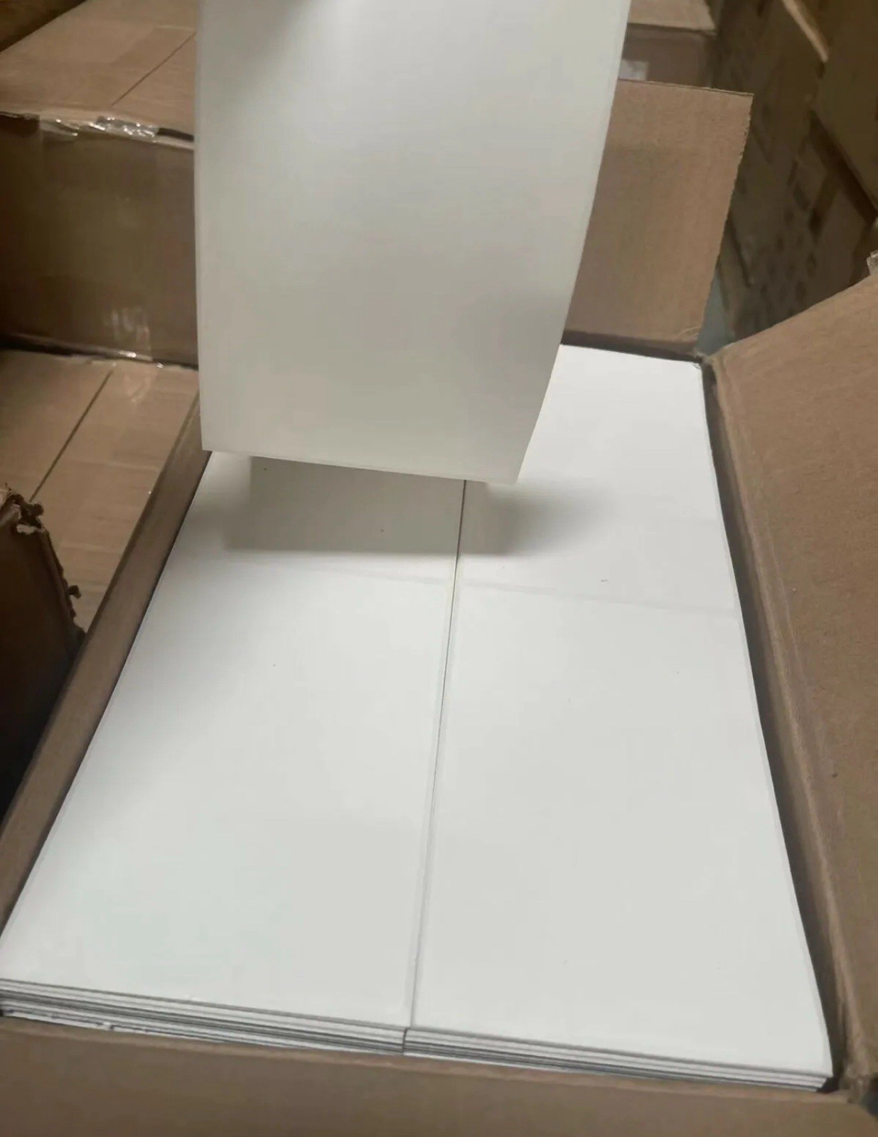 6000 Blank 4 x 6 Direct Thermal Fanfold Peel & Stick UPS Shipping Labels Bulk