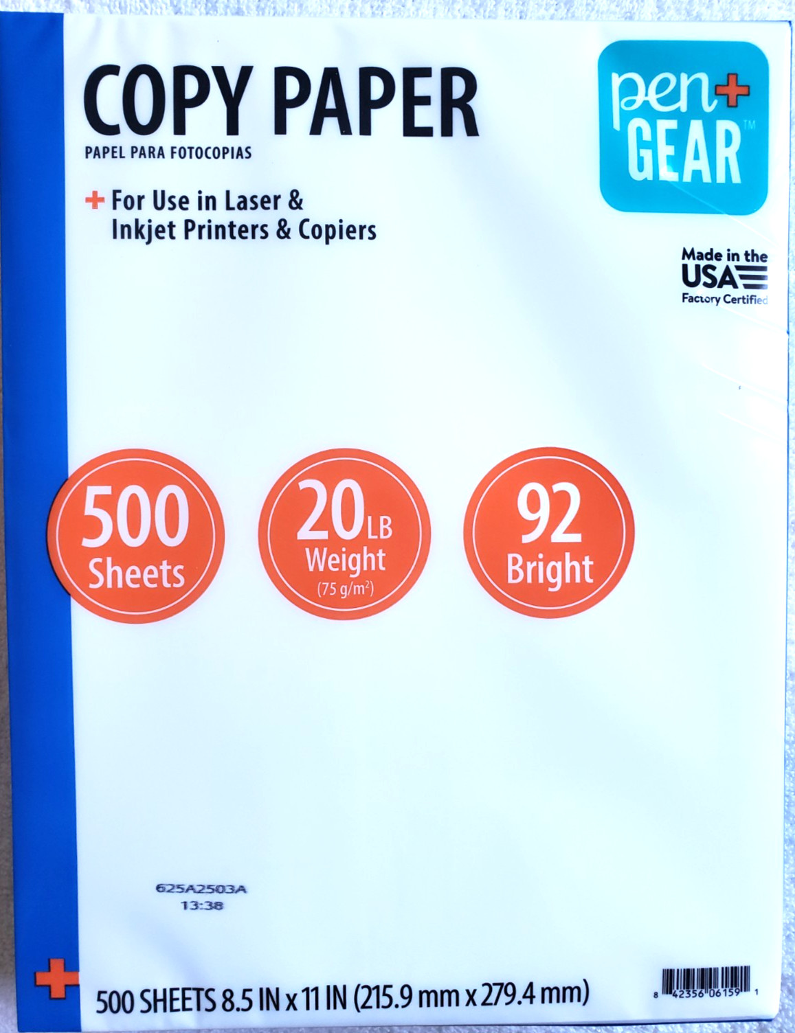 500 Sheets Copy Paper For Use In Laser & Inkjet Printer And Copiers