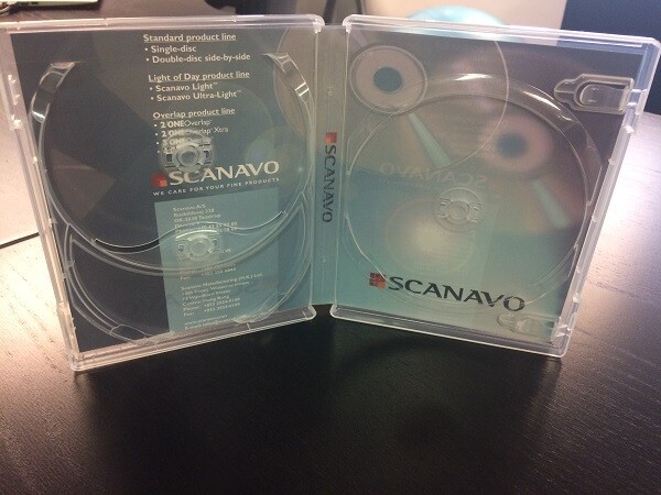 2 Original Scanavo 17mm Triple Blu-Ray 3-DVD Case, Super Clear BR3/ONET