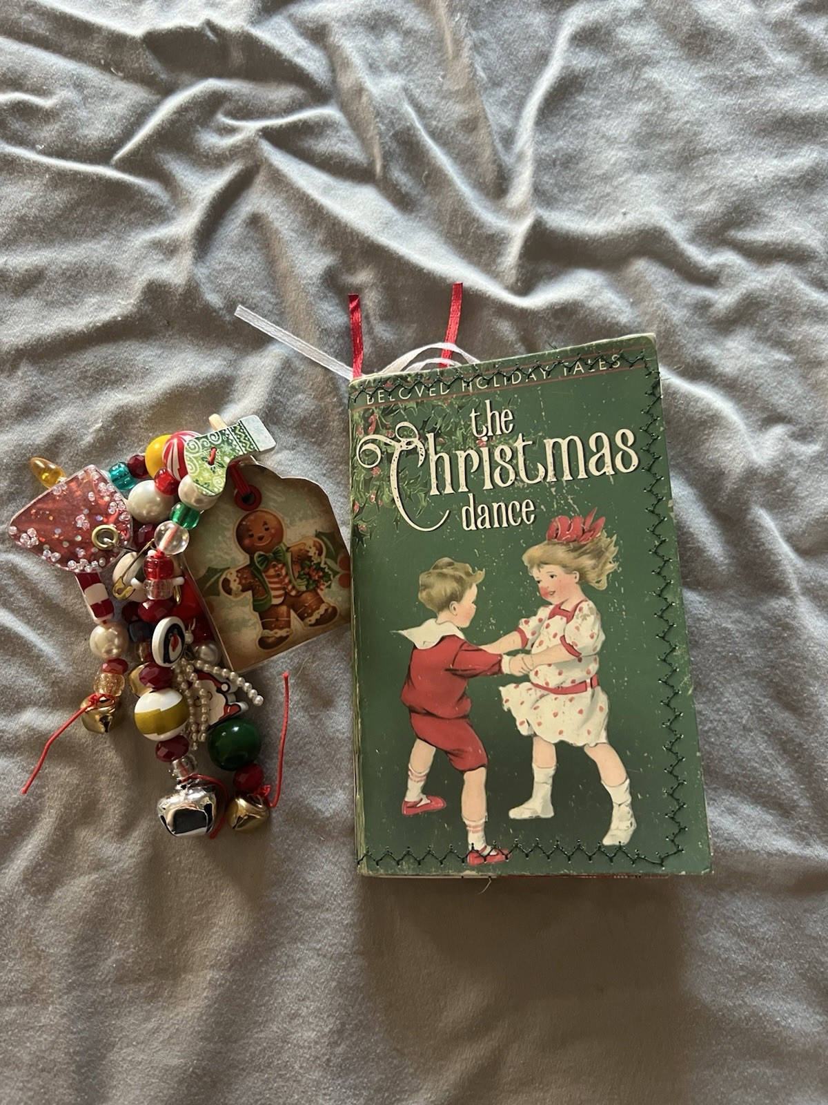 Greeting Card Christmas Journal With Charm